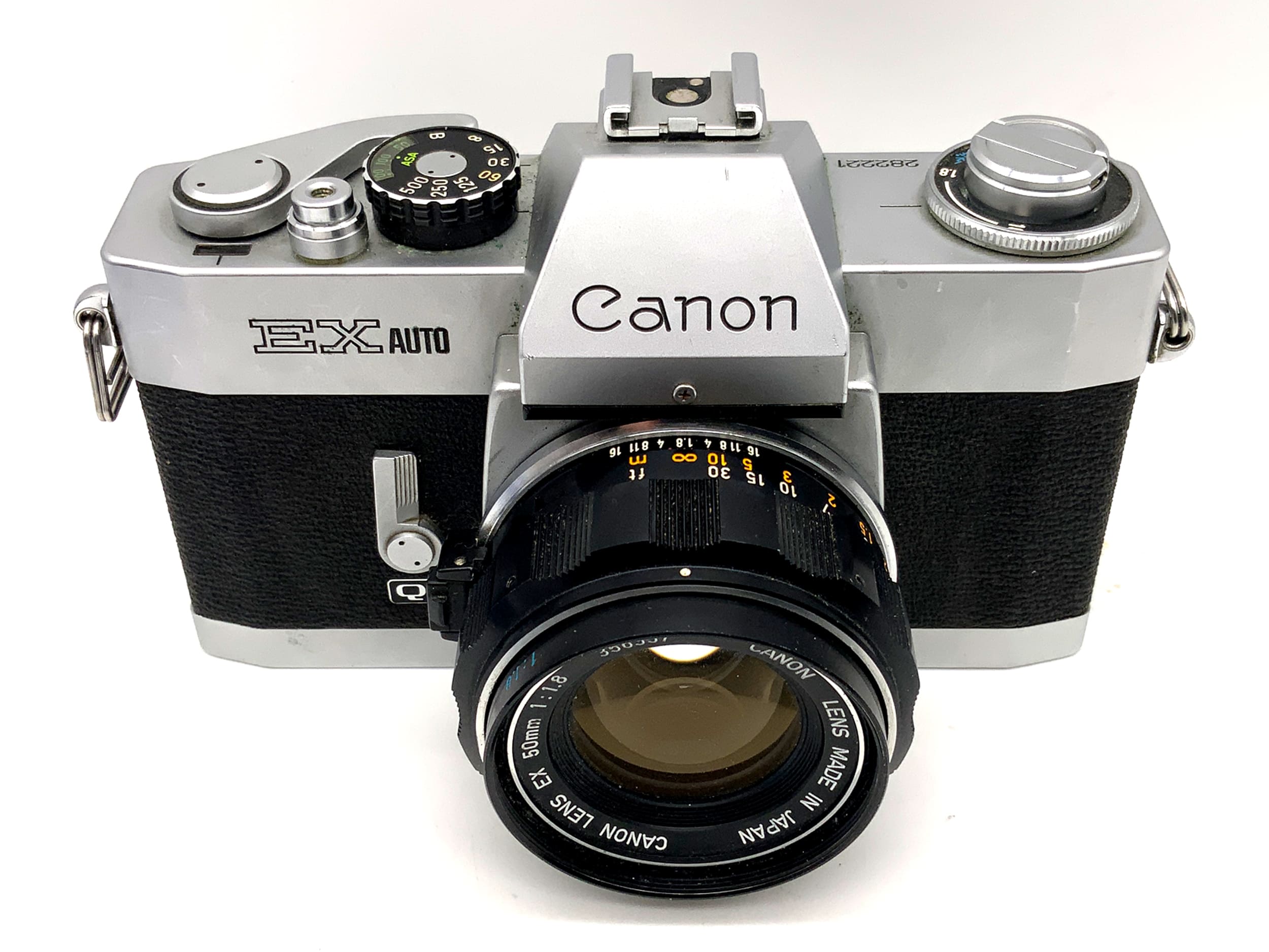 Canon EX Auto 35mm SLR analog mit EX 50mm 1:1.8 Lens !Beli Defekt! Body