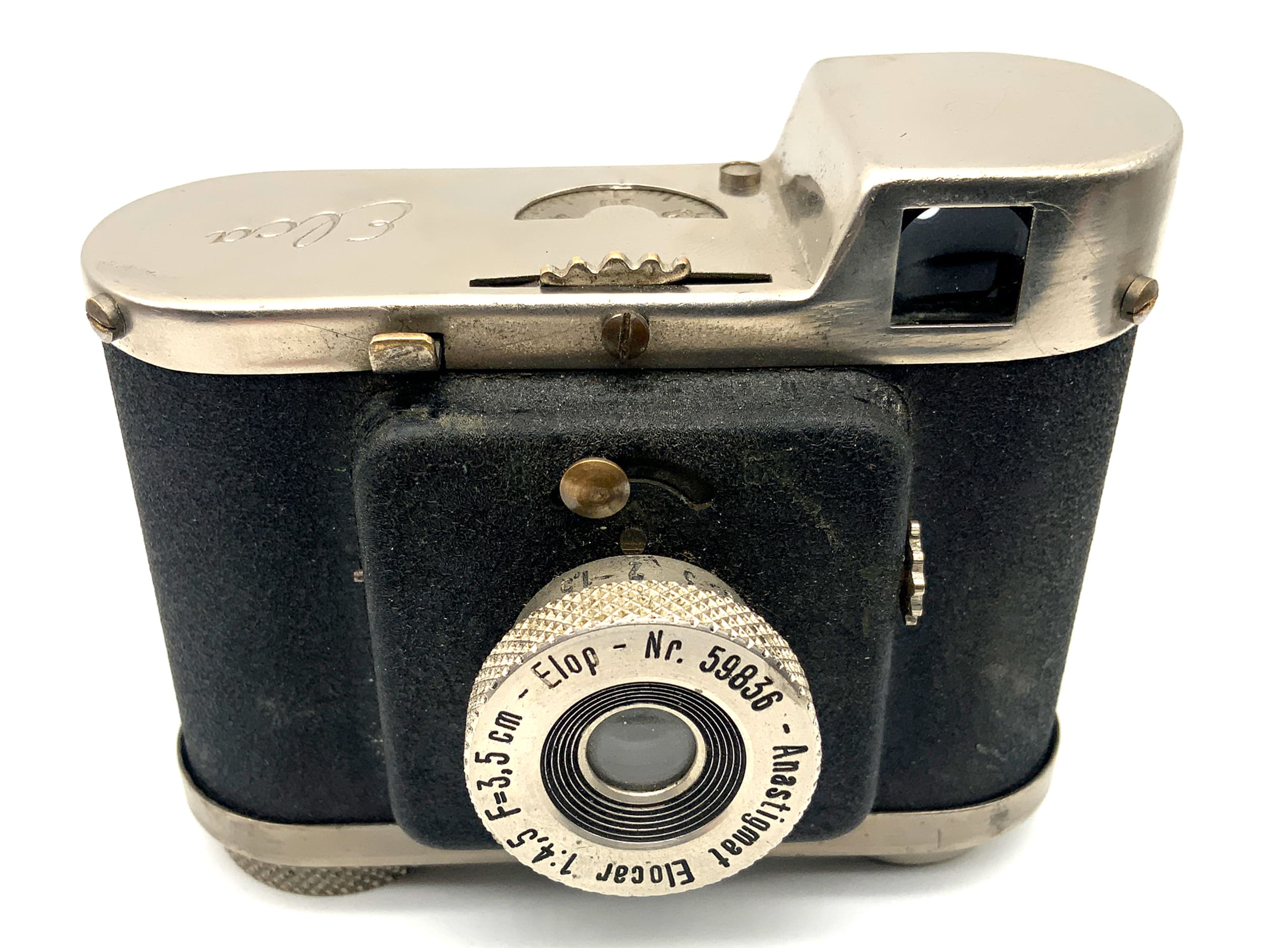 Elop Elca Sucherkamera mit Elcor 3,5cm 1:4.5 Kompaktkamera Analogkamera