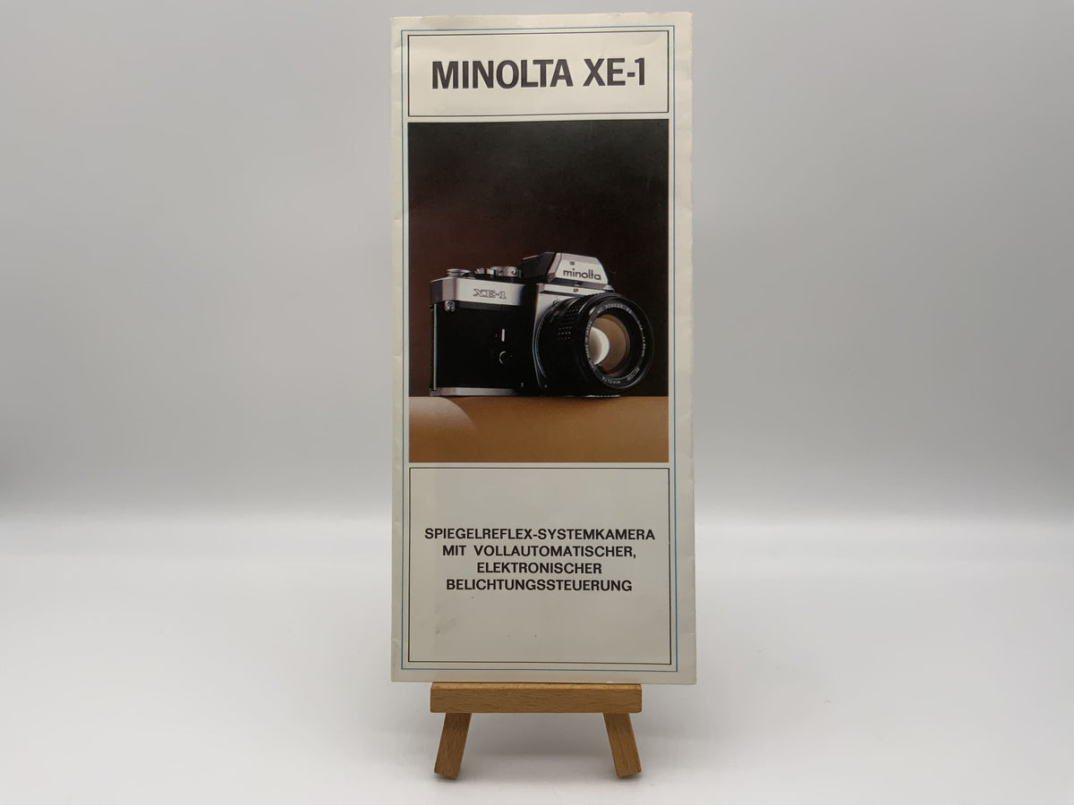 Minolta XE-1 Brochure Magazine Leaflet German