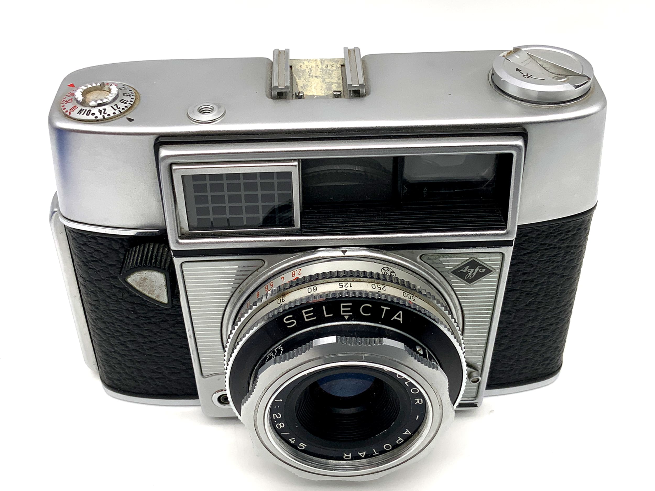 Agfa Selecta Sucherkamera mit Color-Apotar 1:2.8/45 Prontor-Matic-P Analogkamera