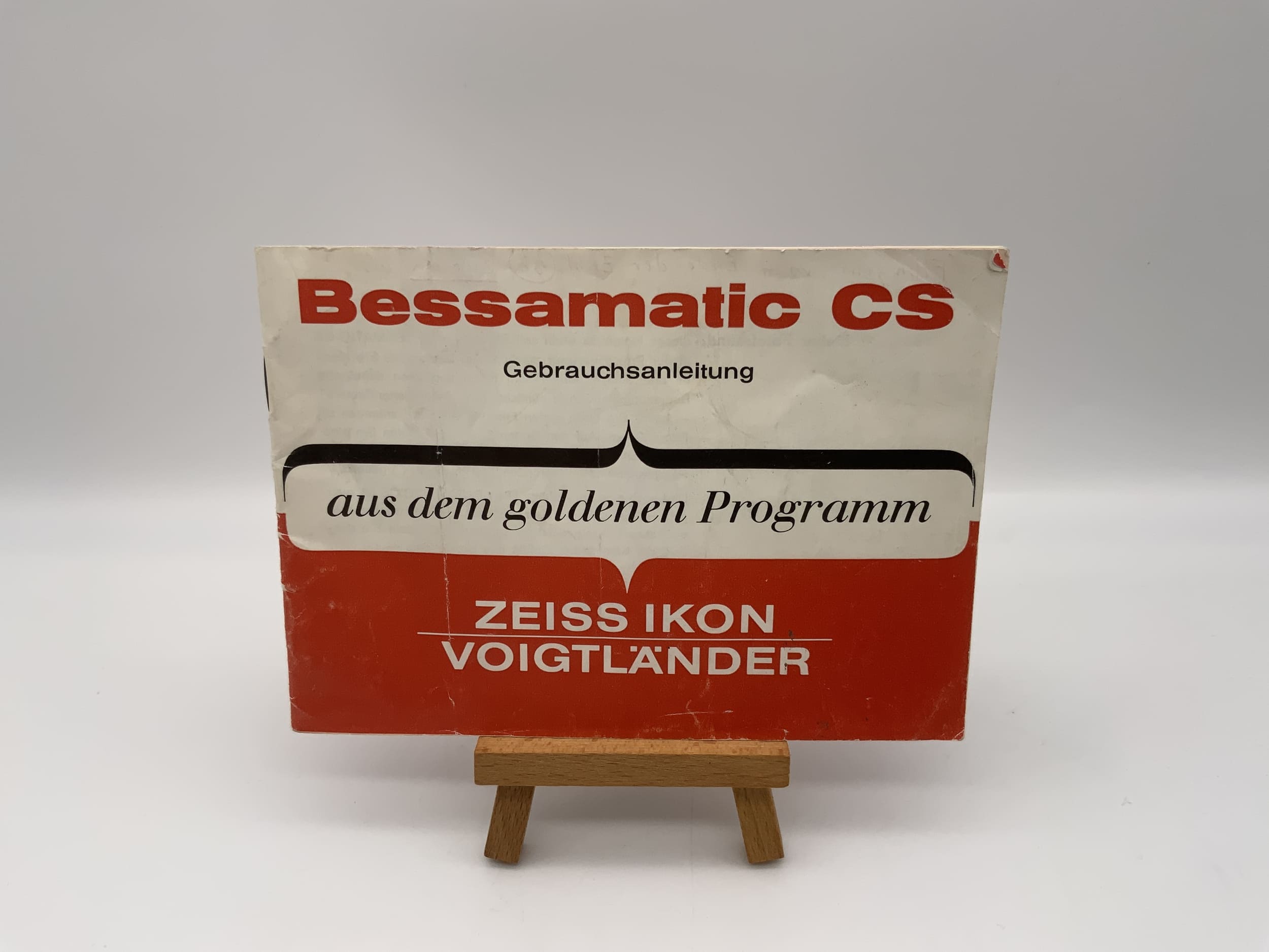 Voigtländer Bessamatic CS aus dem goldenen Programm Bedienungsanleitung Deutsch