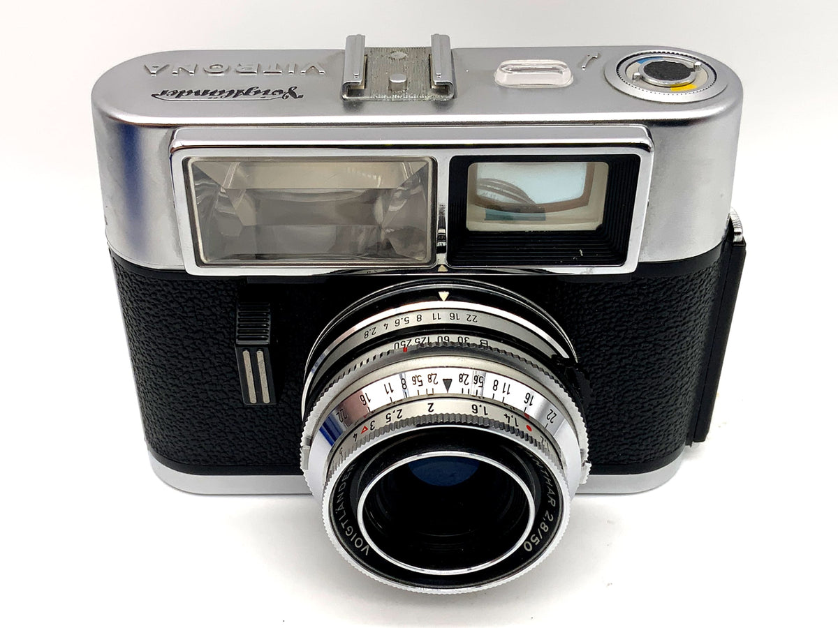 Voigtländer Vitrona viewfinder camera with Lanthar 2.8/50 Prontor 250 analog camera