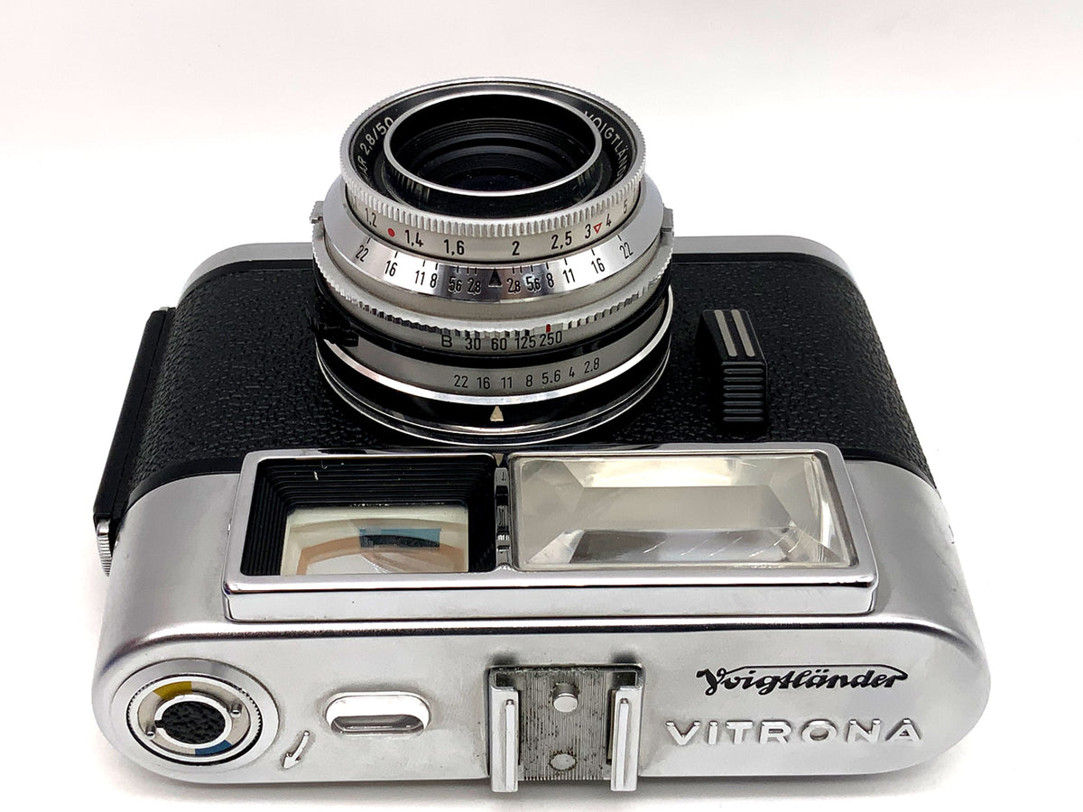 Caméra à viseur Voigtländer Vitrona avec caméra analogique Lanthar 2.8/50 Prontor 250
