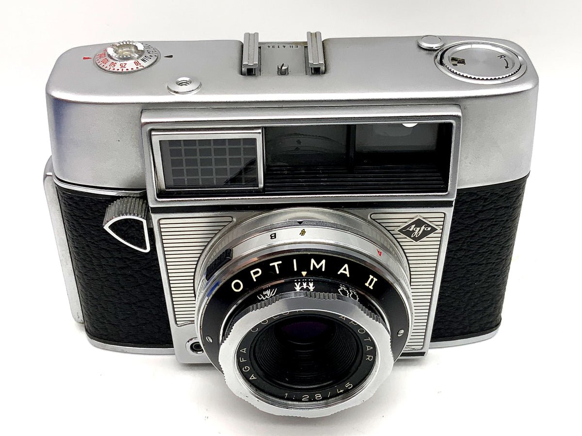 Agfa Optima II viewfinder camera with Color-Apotar 1:2.8/45 Prontormator analog camera