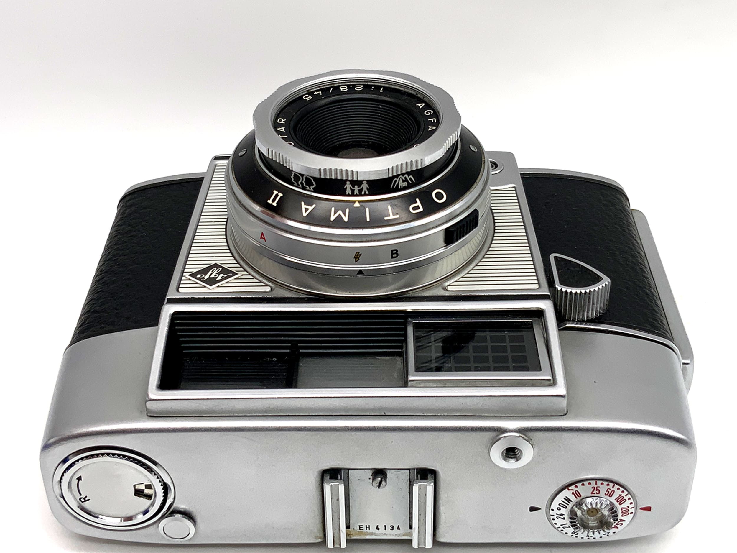 Agfa Optima II Sucherkamera mit Color-Apotar 1:2.8/45 Prontormator Analogkamera