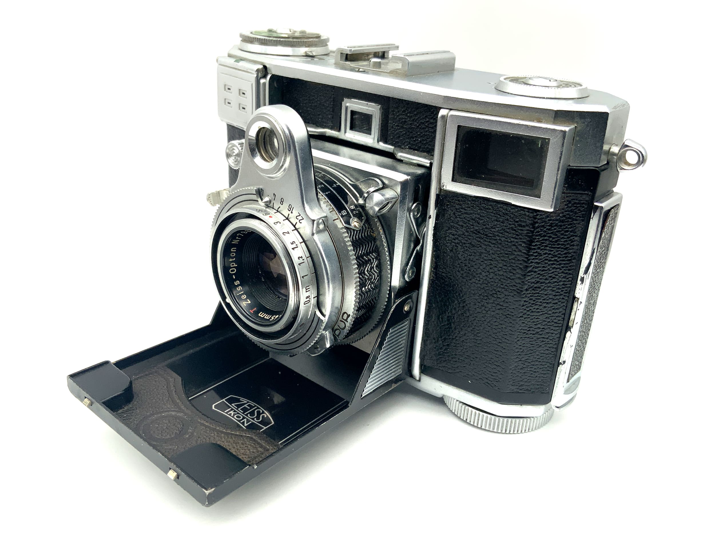 Zeiss Ikon Contessa Klappkamera mit Tessar 45mm 1:2.8 red T !Beli defekt!