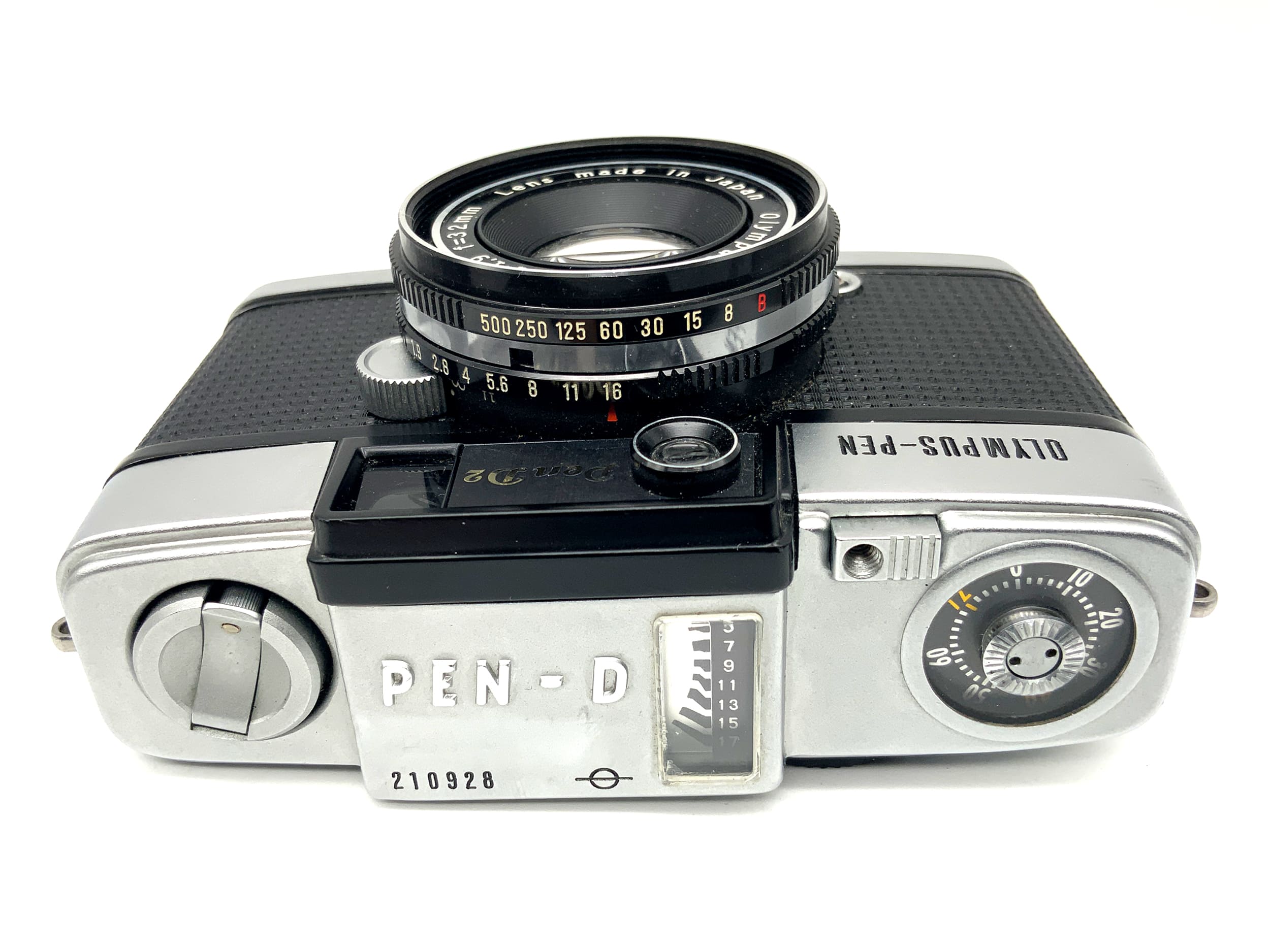 Olympus PEN D2 Sucherkamera mit F.Zuiko 32mm 1:1.9 Kompaktkamera Analogkamera