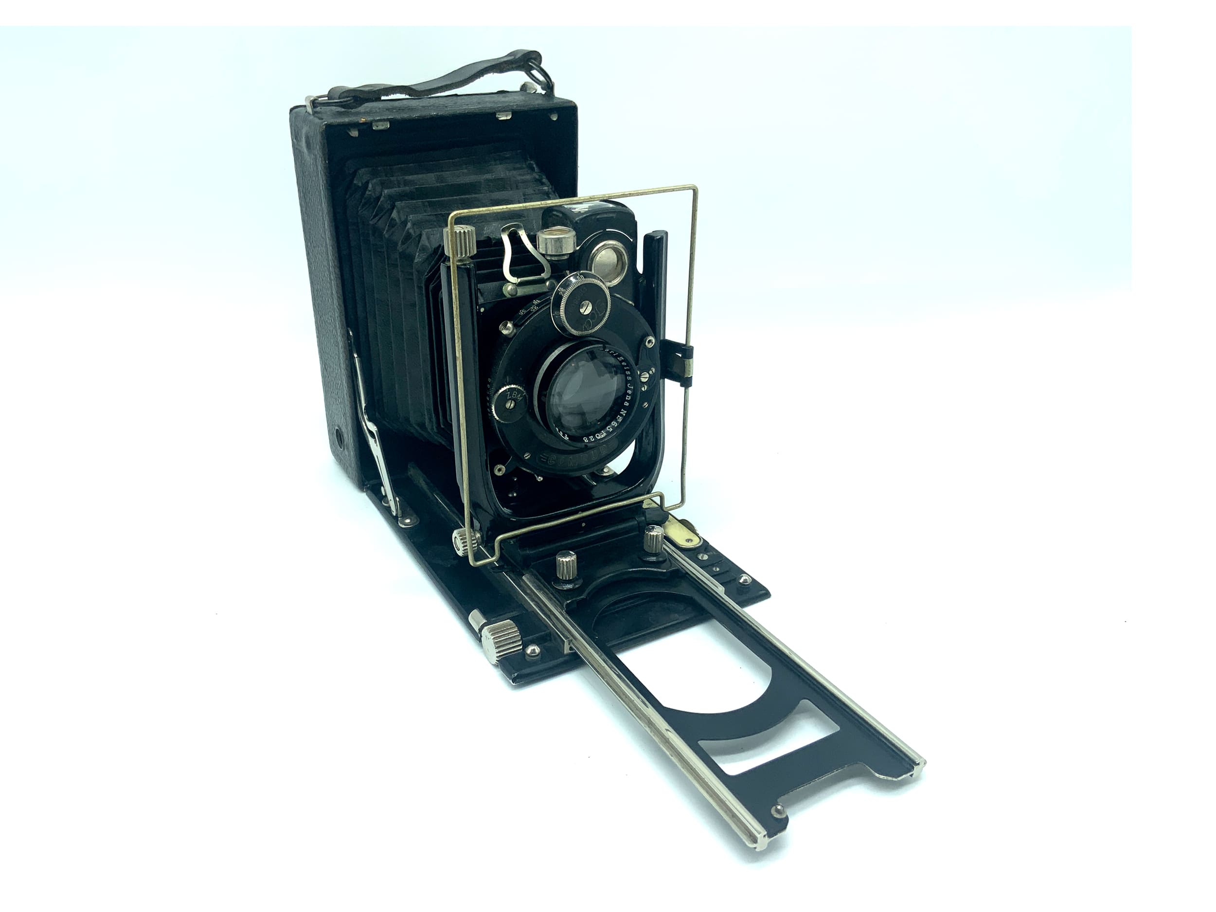 Ica Trona 210 Plattenkamera mit Carl Zeiss Tessar 13,5cm 1:4.5 Analogkamera