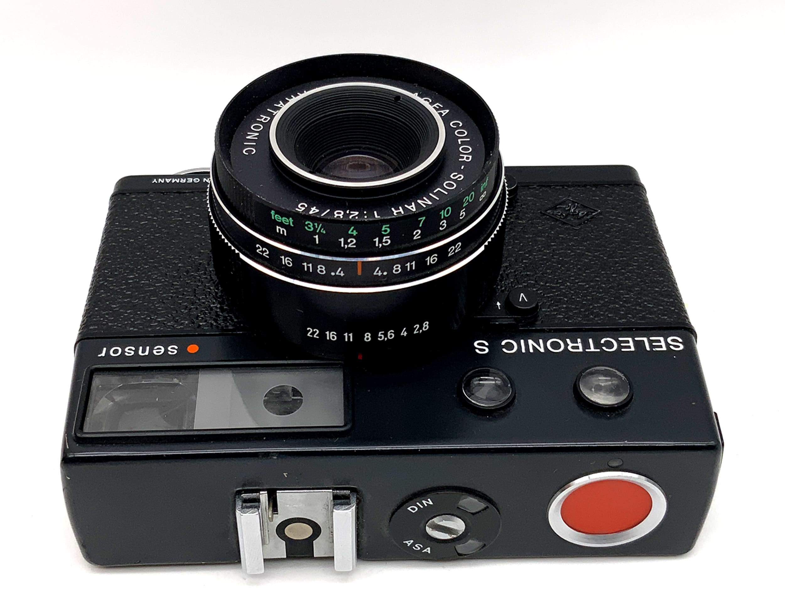 Agfa Selectronic S Sucherkamera mit Color Solinar 1:2.8/45 Sensor Paratronic