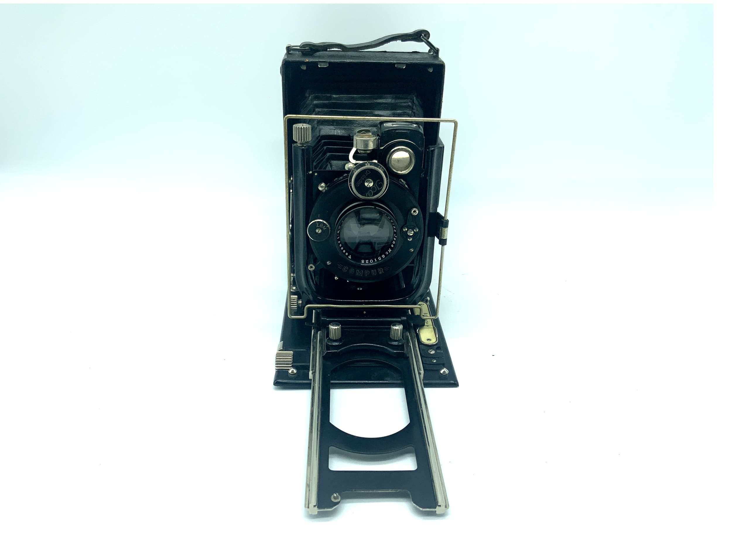 Ica Trona 210 Plattenkamera mit Carl Zeiss Tessar 13,5cm 1:4.5 Analogkamera