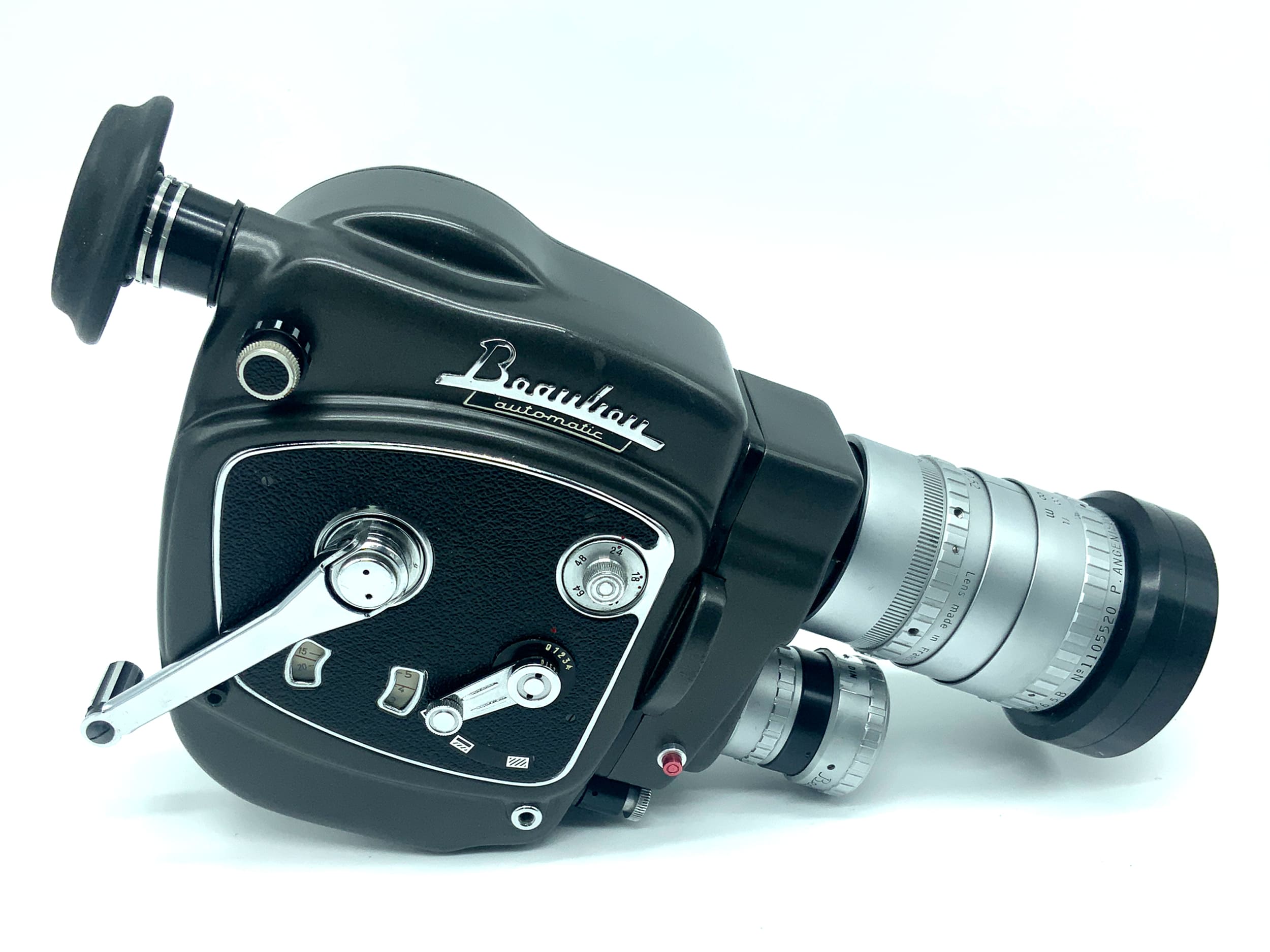 Beaulieu Automatic Filmkamera mit Angenieux Paris 6,5-52mm 1:1.8