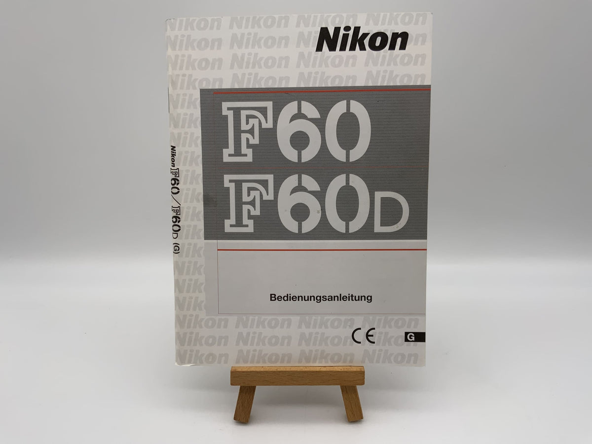 Manuel d'utilisation Nikon F60/F60D (allemand)
