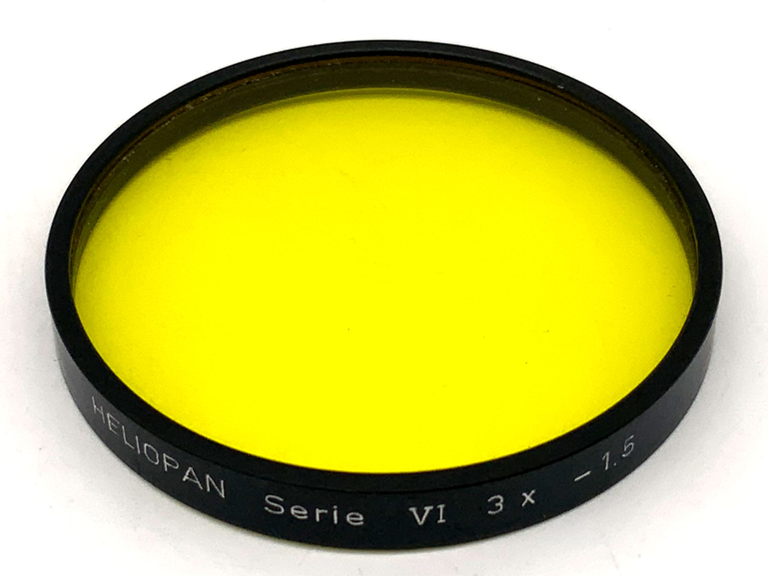 Heliopan Farbfilter Serie VI 3x -1.5 gelb yellow Drop-in Einlegefilter