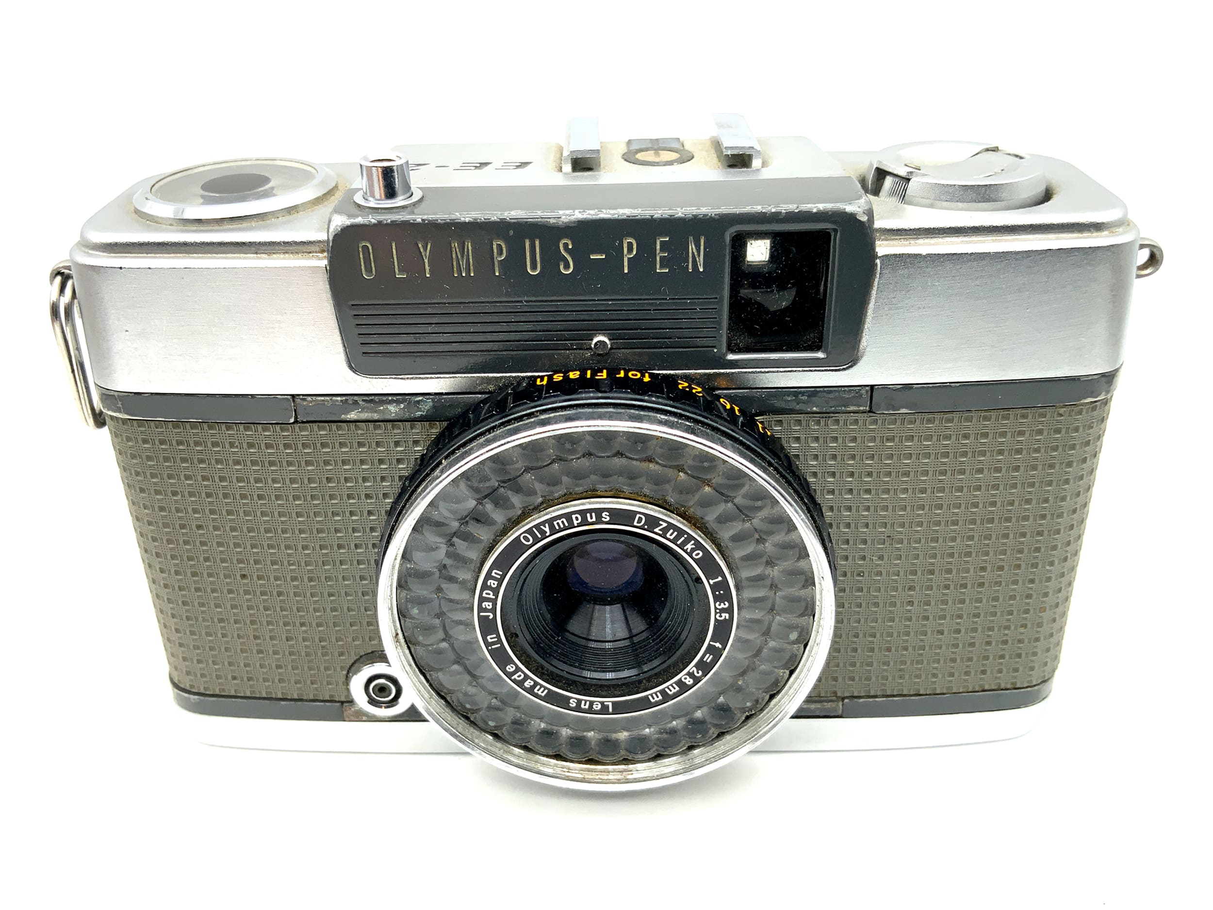 Olympus PEN EE-2 Sucherkamera mit D.Zuiko 28mm 1:3.5 Kompaktkamera Analogkamera