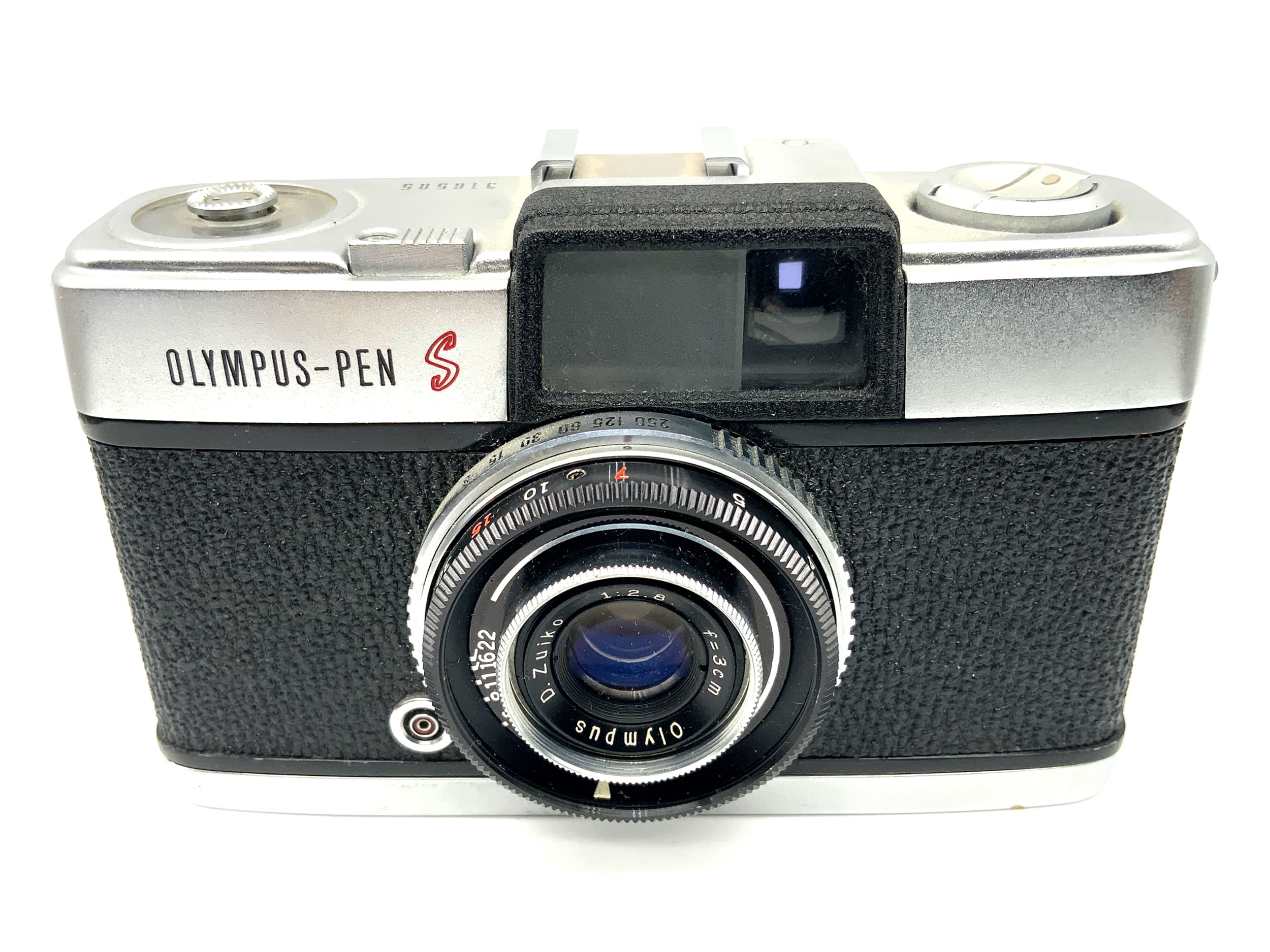 Olympus PEN S Sucherkamera mit D.Zuiko 1:2.8 f=3cm Kompaktkamera Analogkamera