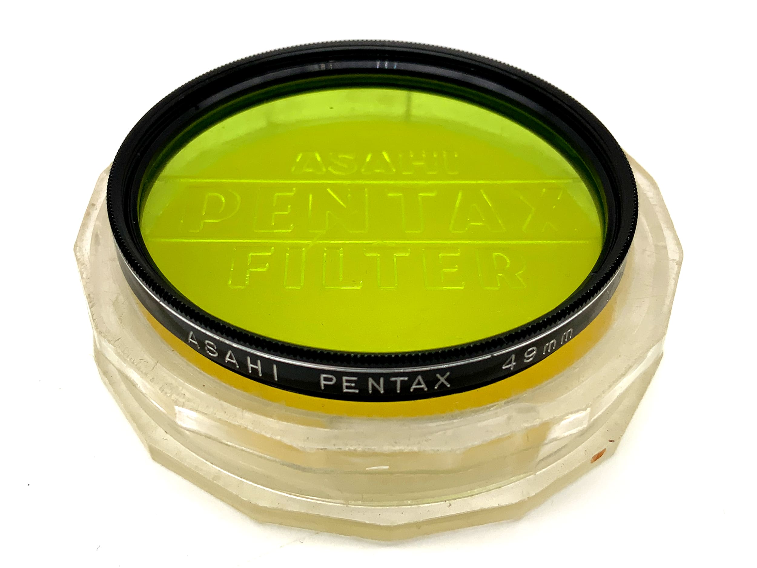 Asahi Pentax Farbfilter gelb-grün/yellow-green YG im Etui Filter 49mm