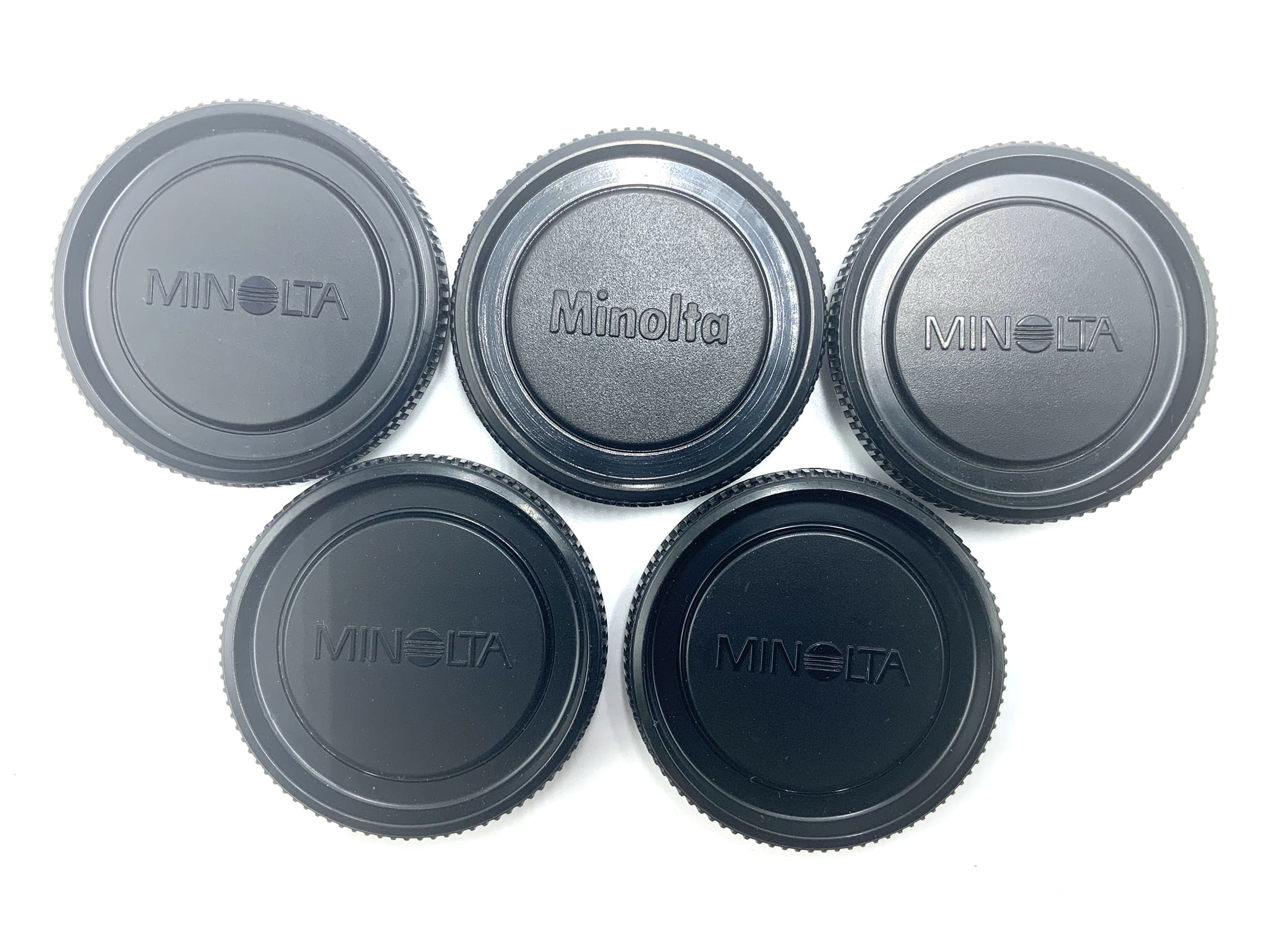 Minolta Gehäusedeckel 5 Stück Body Cap Deckel (Minolta MD MC SR)