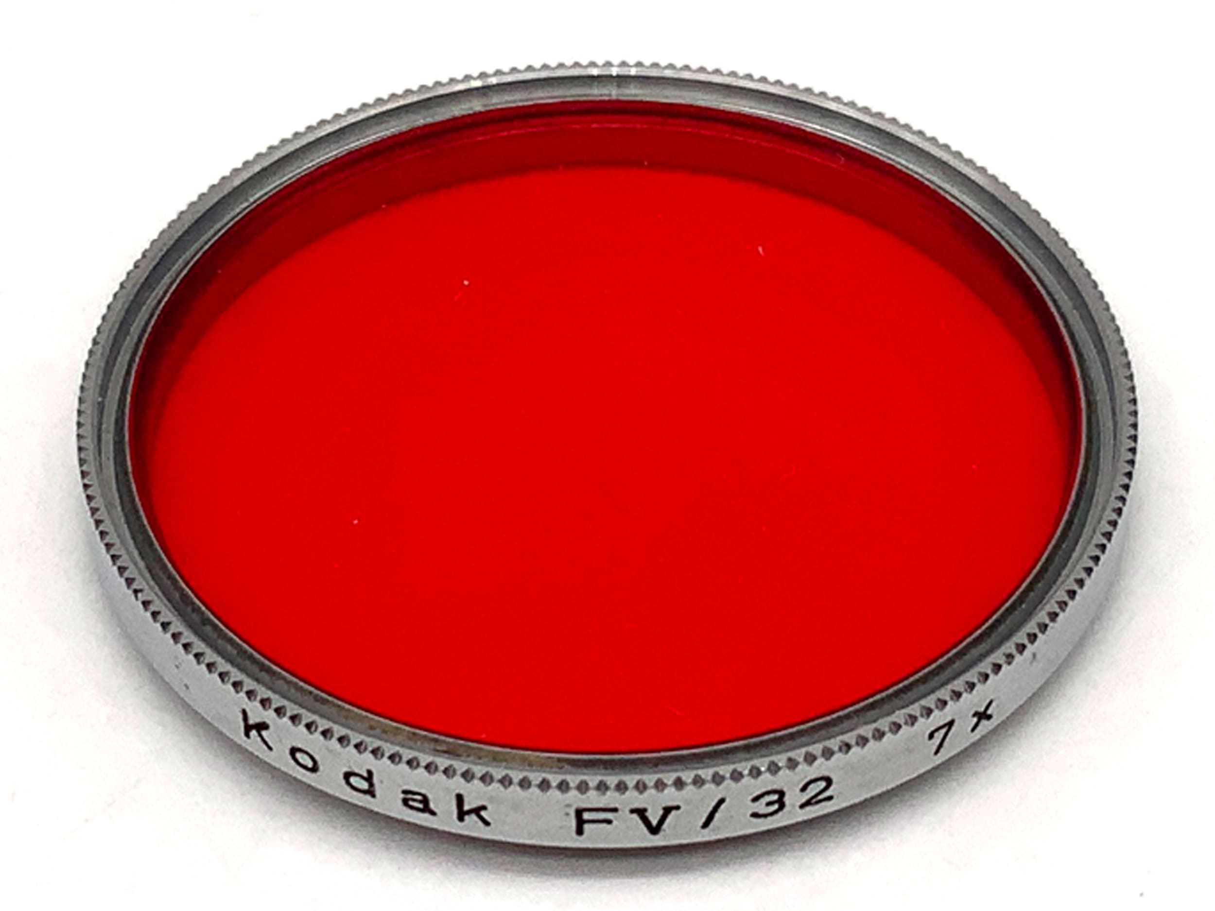 Kodak Farbfilter FV/32 7x rot red Filter 32mm Kreisförmig Filtergewinde