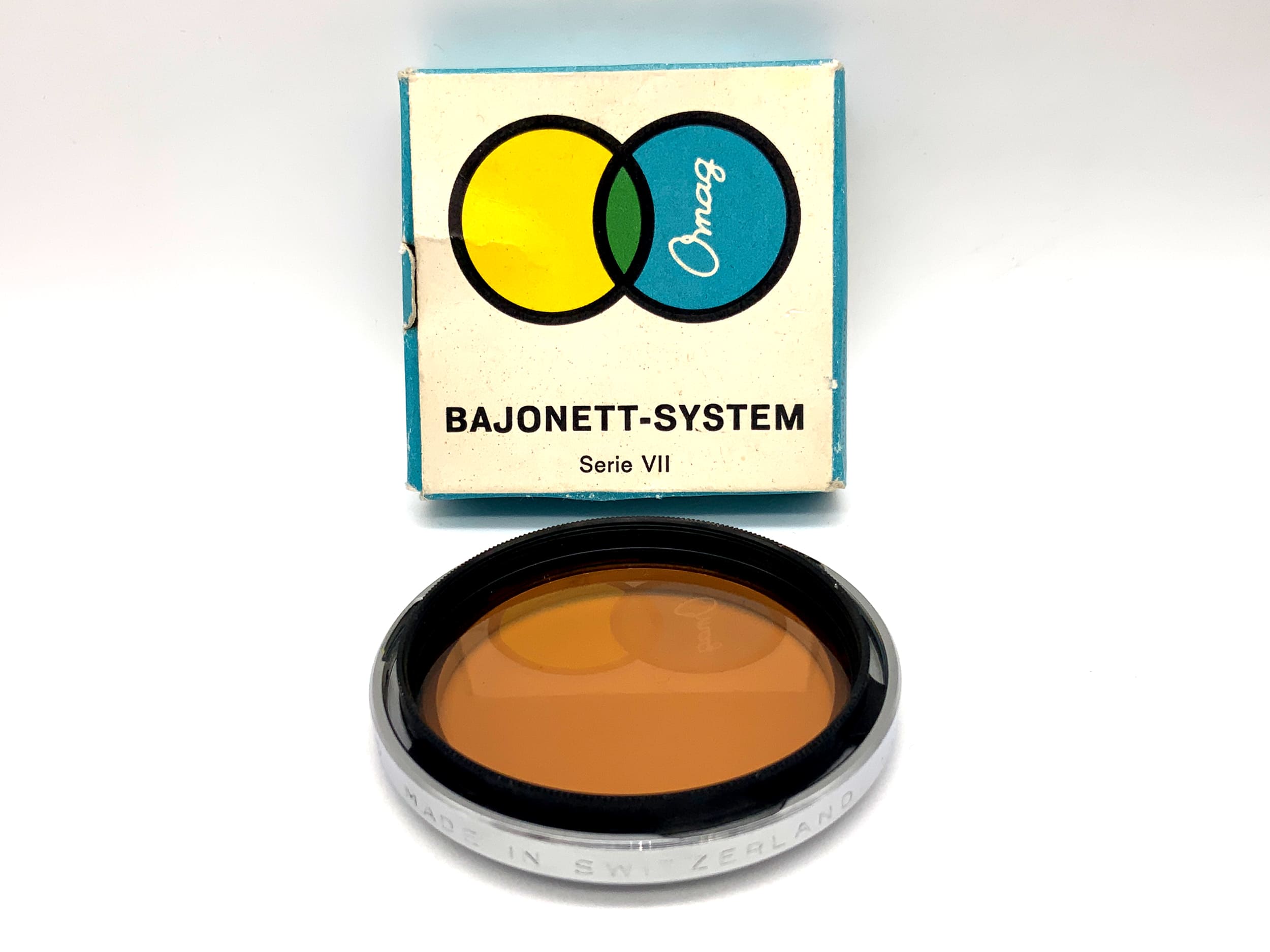 Omag Korrekturfilter BG 45 Bajonett-System Serie VII Schraubfassung Filter 45mm