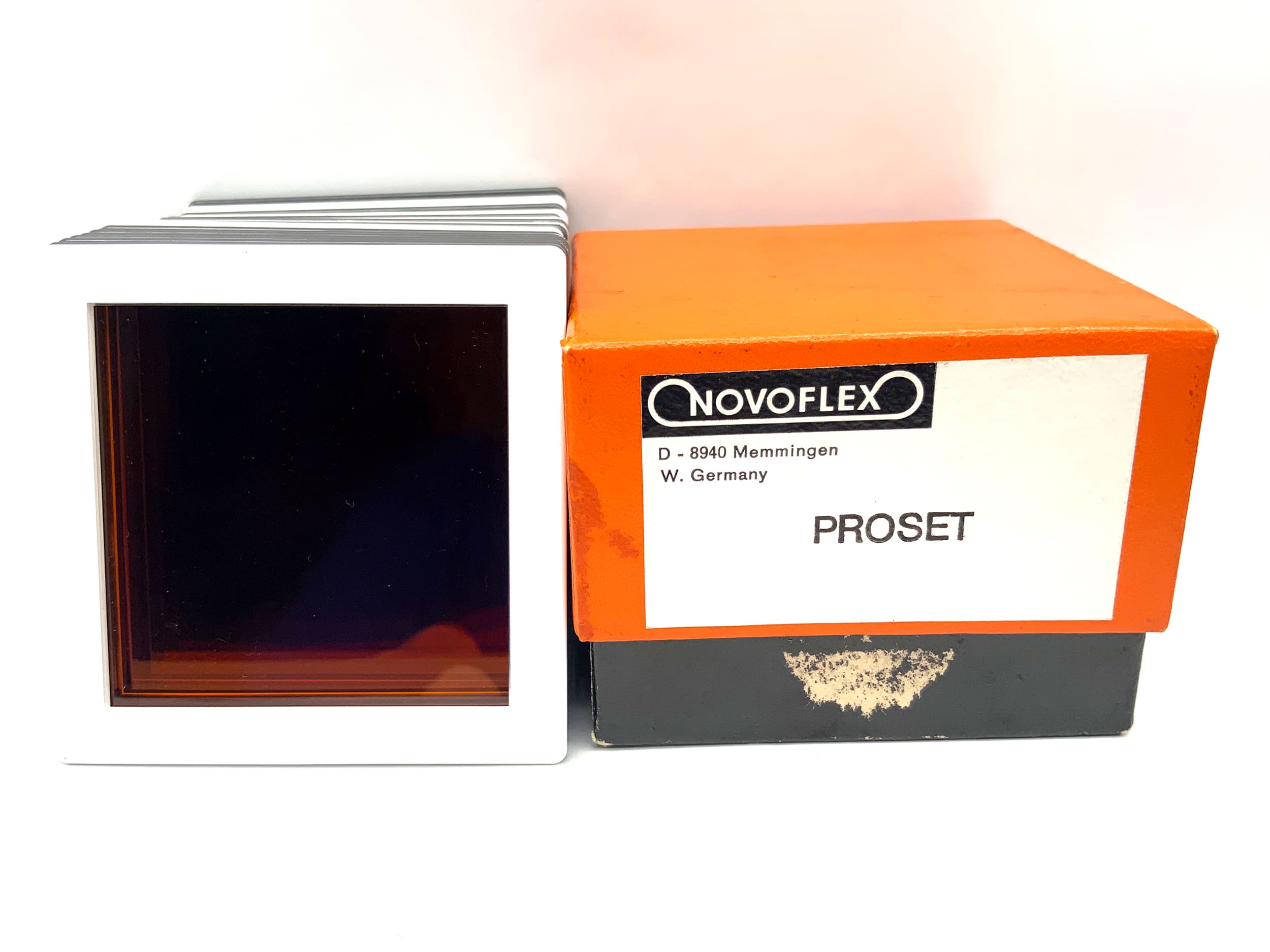 Novoflex Filtersatz Proset in OVP Filter 7x7 Kreisförmig Filtergewinde