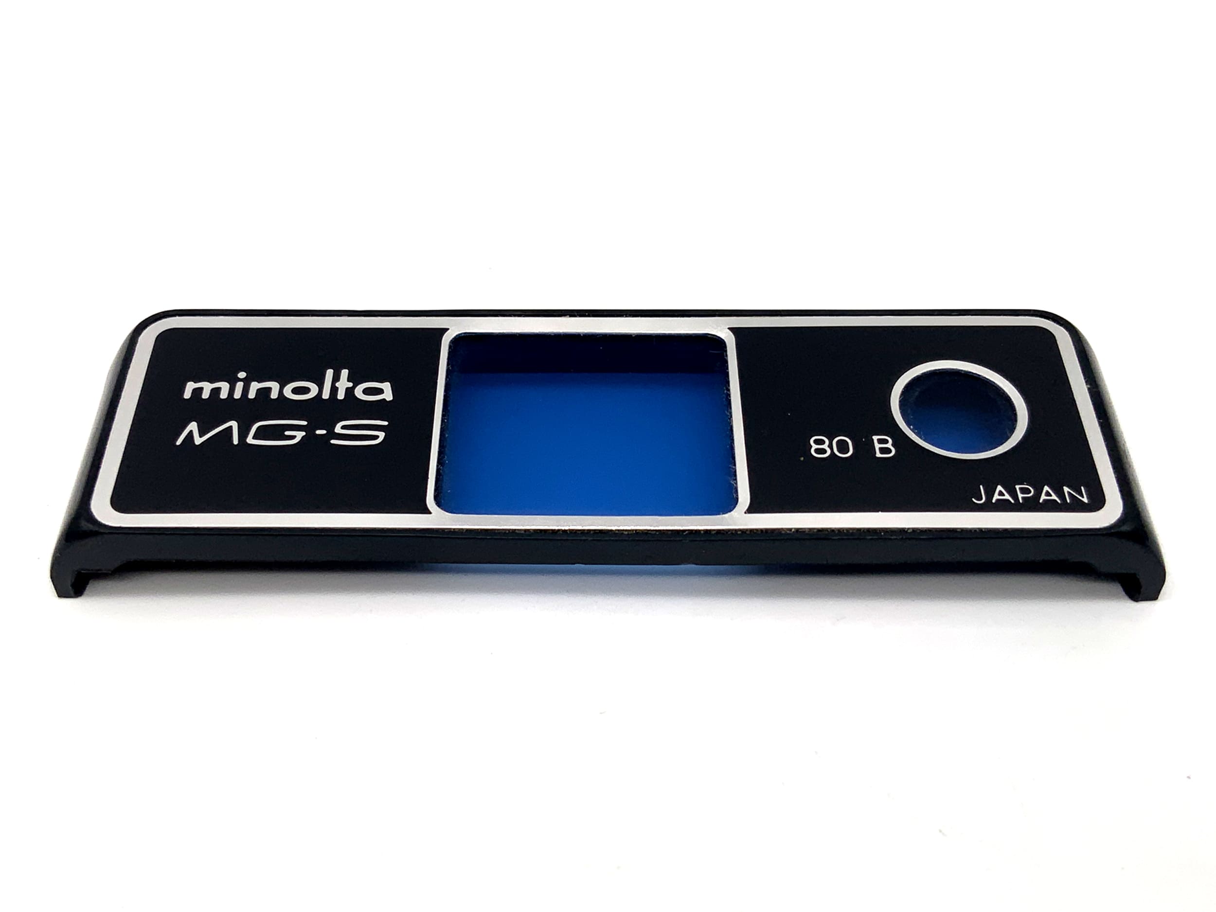 Minolta Farbfilter Filteraufsatz MG-S 80B blau blue Filter Filtergewinde