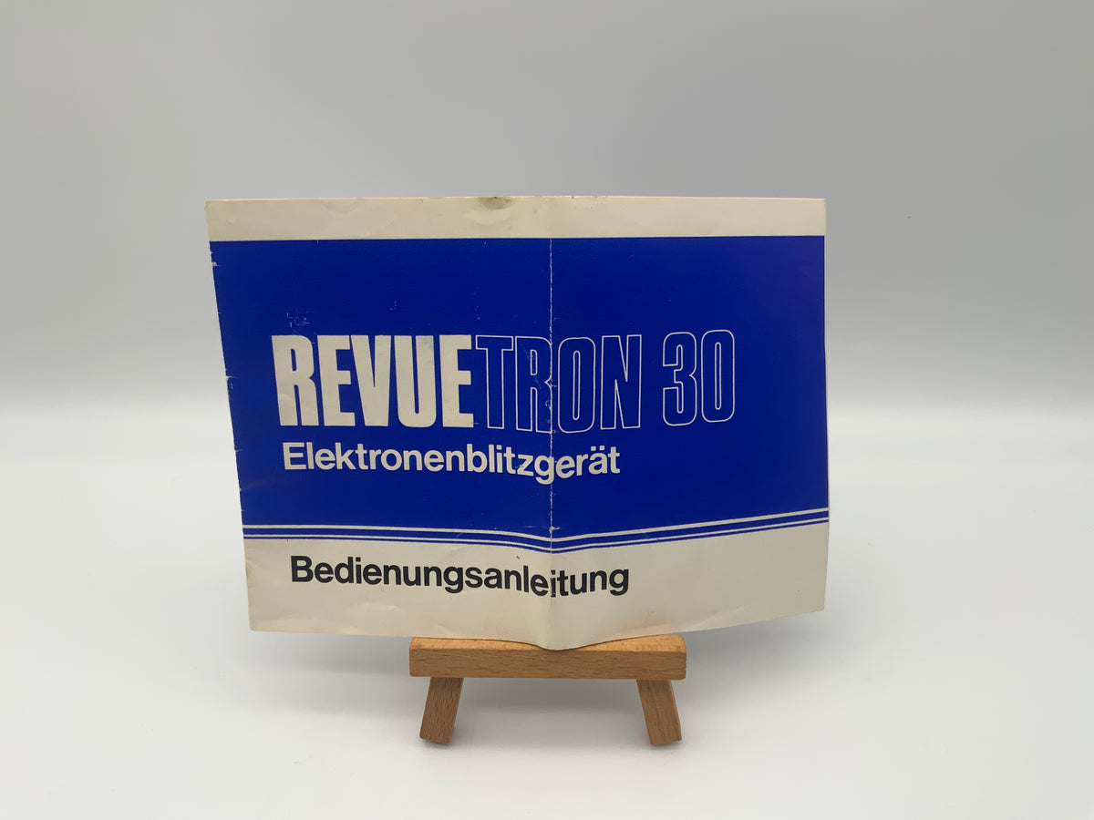 Revue Tron 30 Elektronenblitzgerät Bedienungsanleitung Deutsch