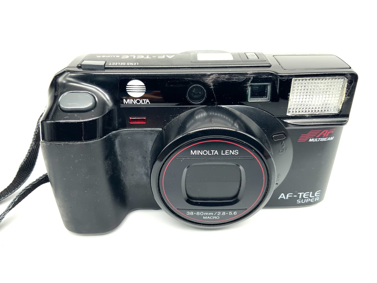 Minolta AF-Tele super Point&Shoot mit 38-80mm/2.8-5.6 Macro Analogkamera