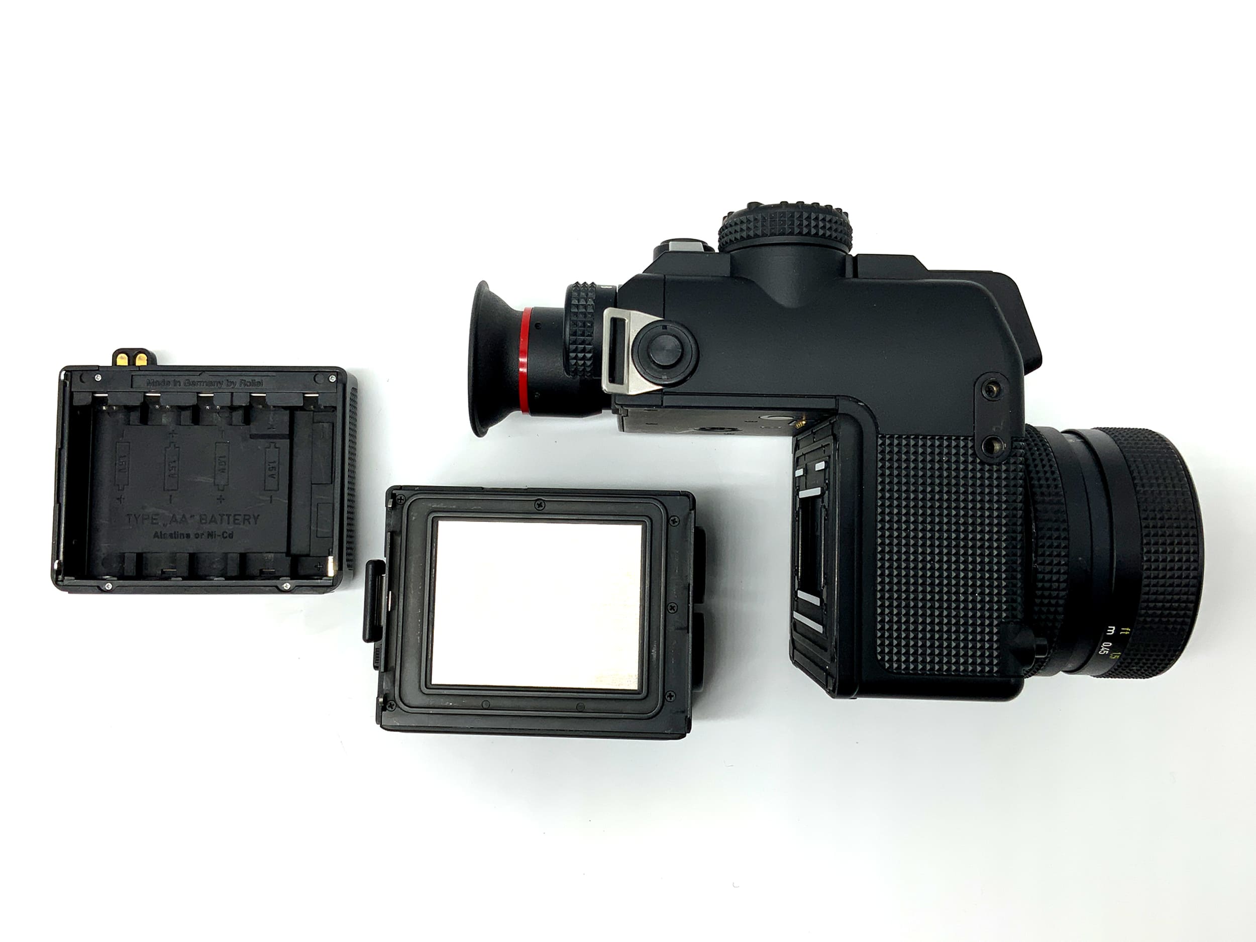 Rollei Rolleiflex 3001 mit HFT Planar 50mm 1:1.8 in OVP Magazin+Akku+Ladegerät