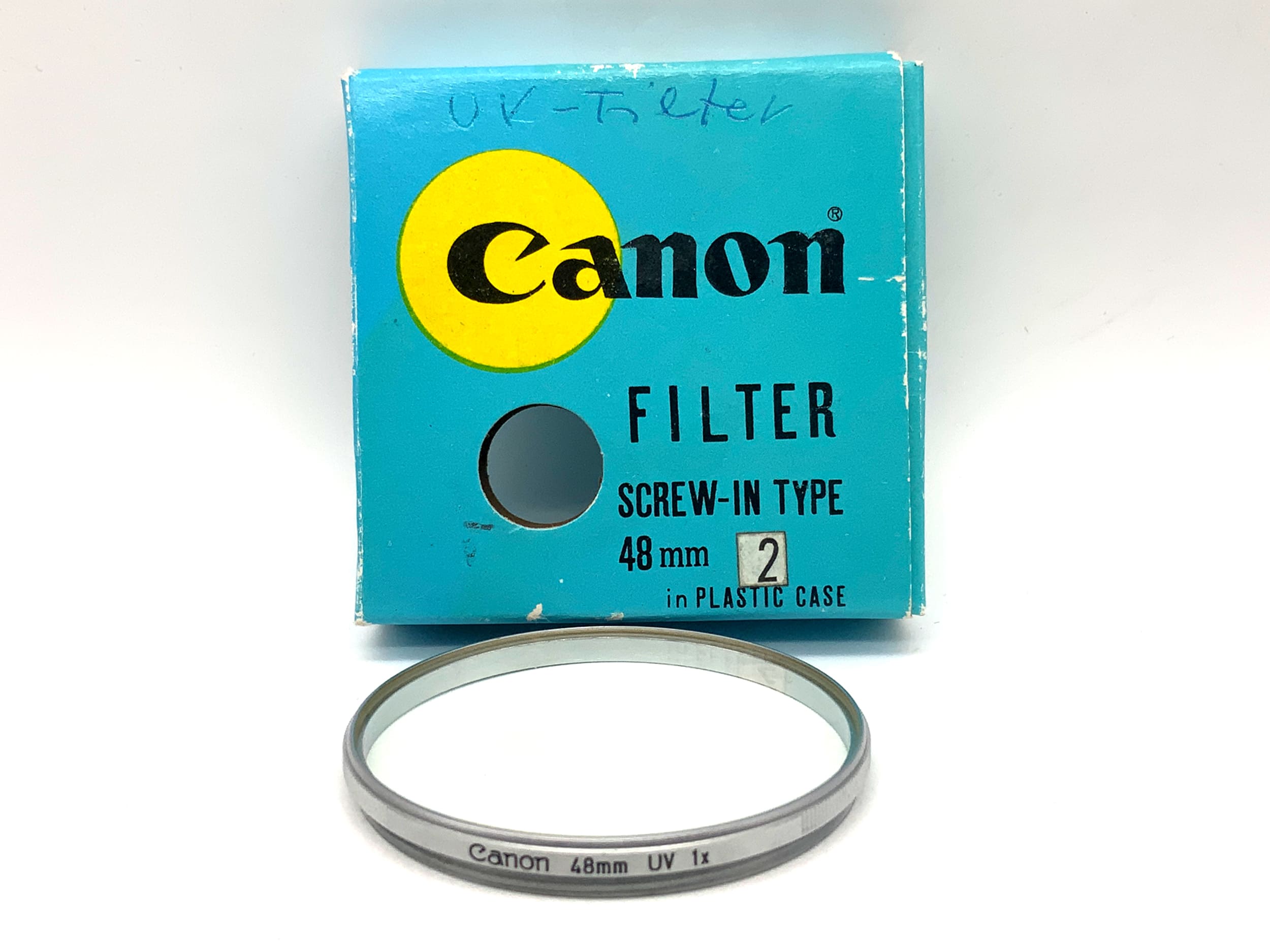 Canon UV in silber UV 1x in OVP Filter 48mm Kreisförmig Filtergewinde