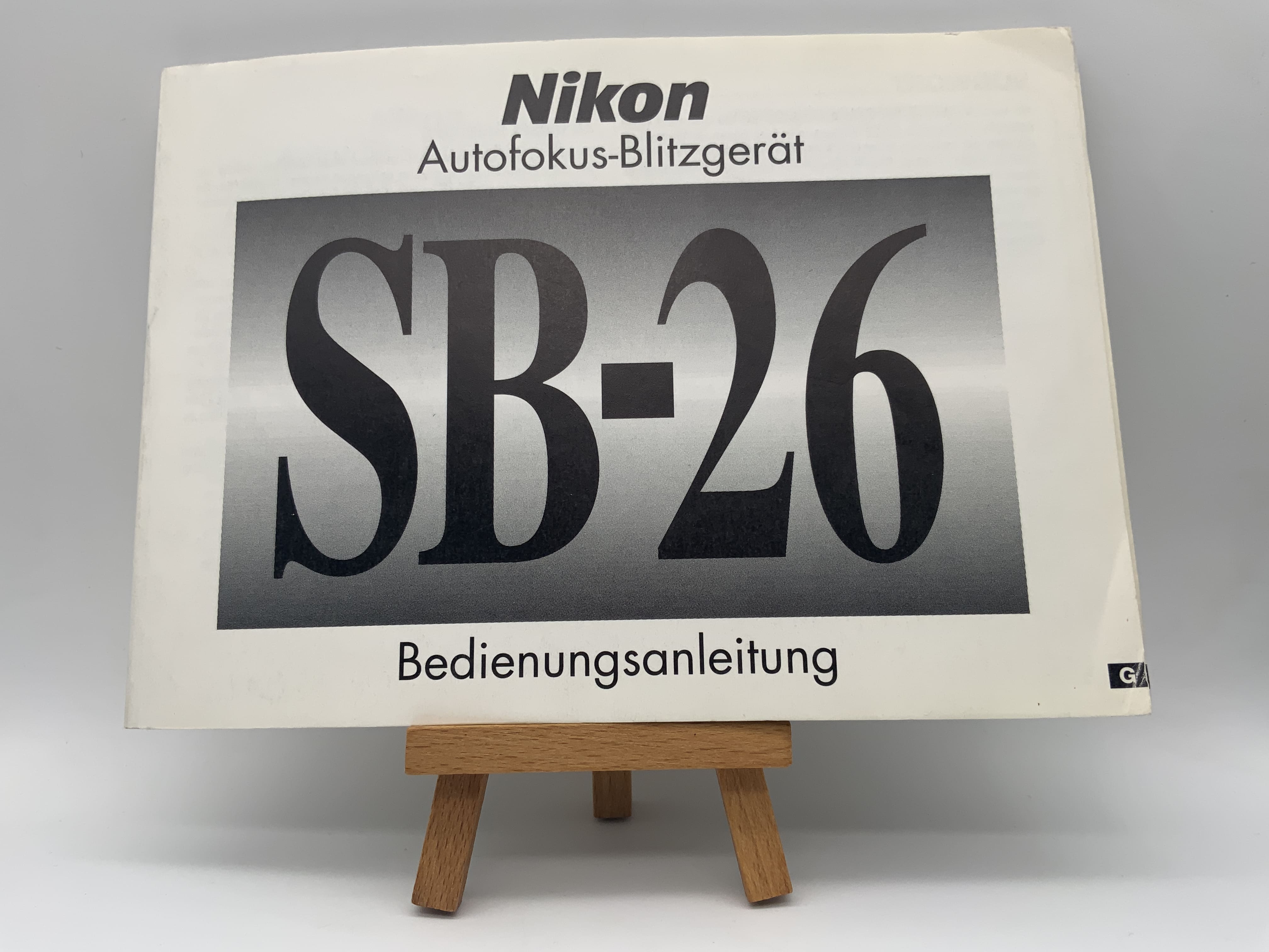 Nikon SB-26 Autofokus Blitzgerät Bedienungsanleitung Deutsch