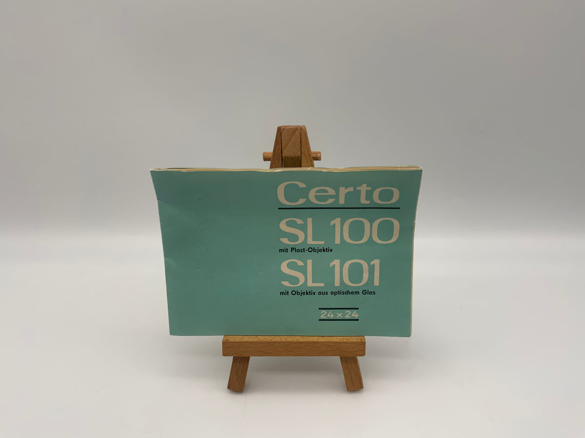 Certo SL 100 / SL 101 Bedienungsanleitung Deutsch