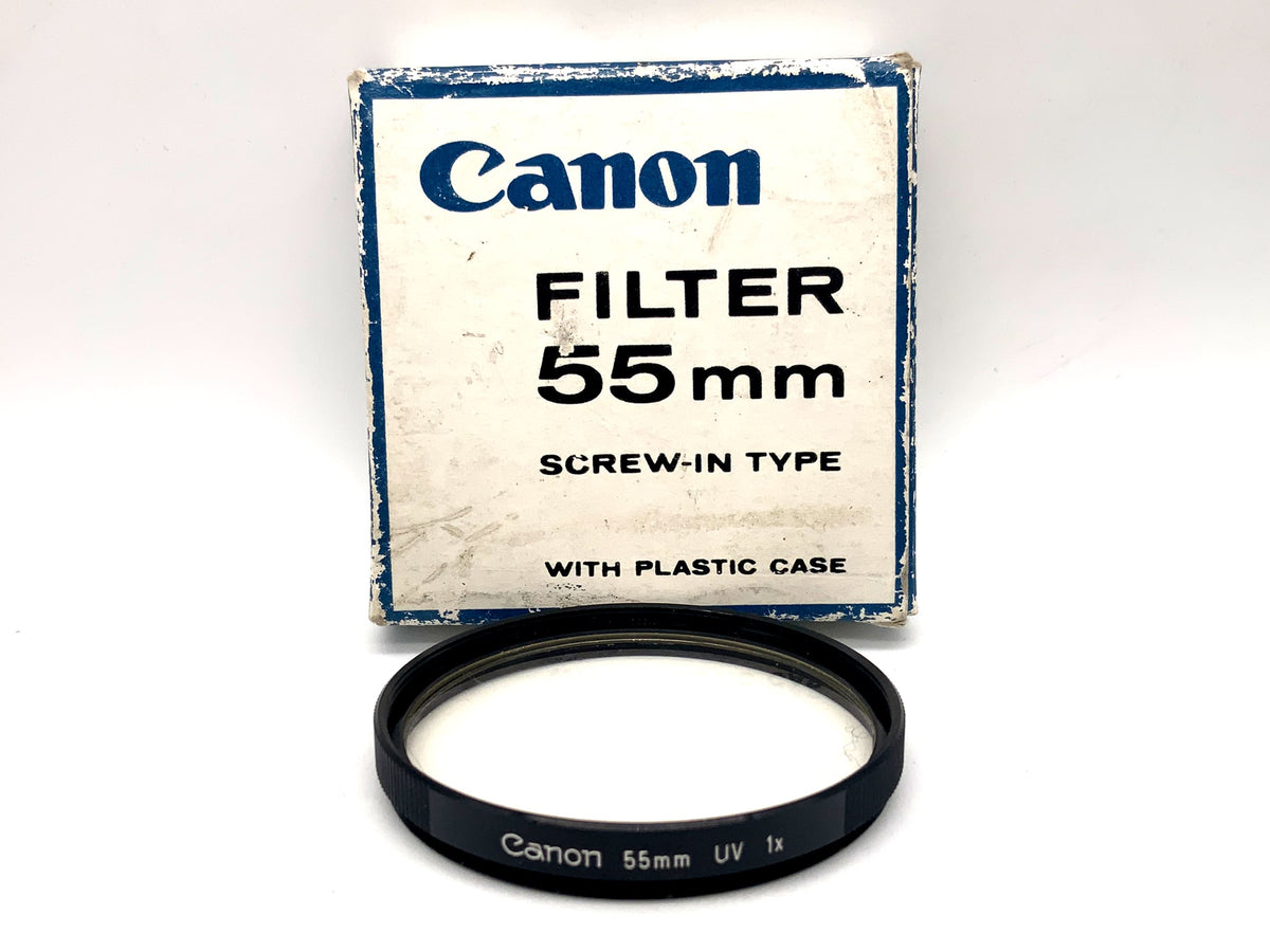 Canon UV UV 1x in OVP Filter 55mm Kreisförmig Filtergewinde