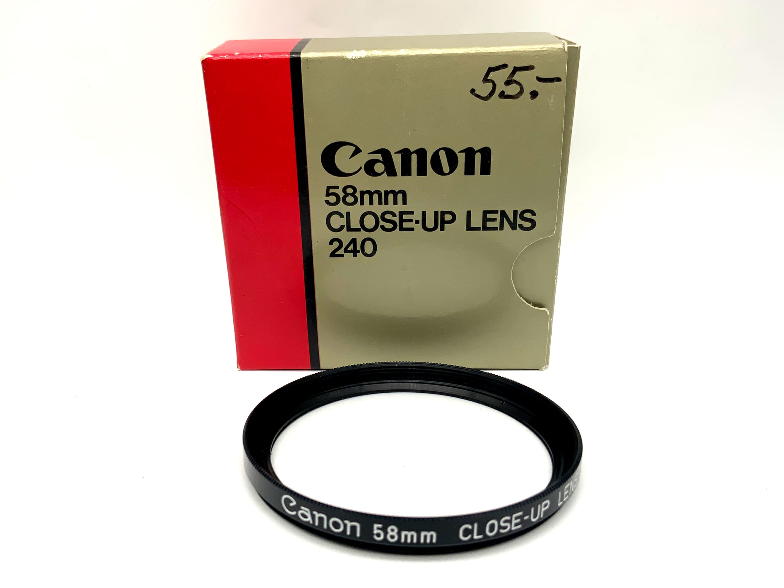 Objectif macro Canon 240 dans son emballage d'origine, filetage pour filtre circulaire de 58 mm