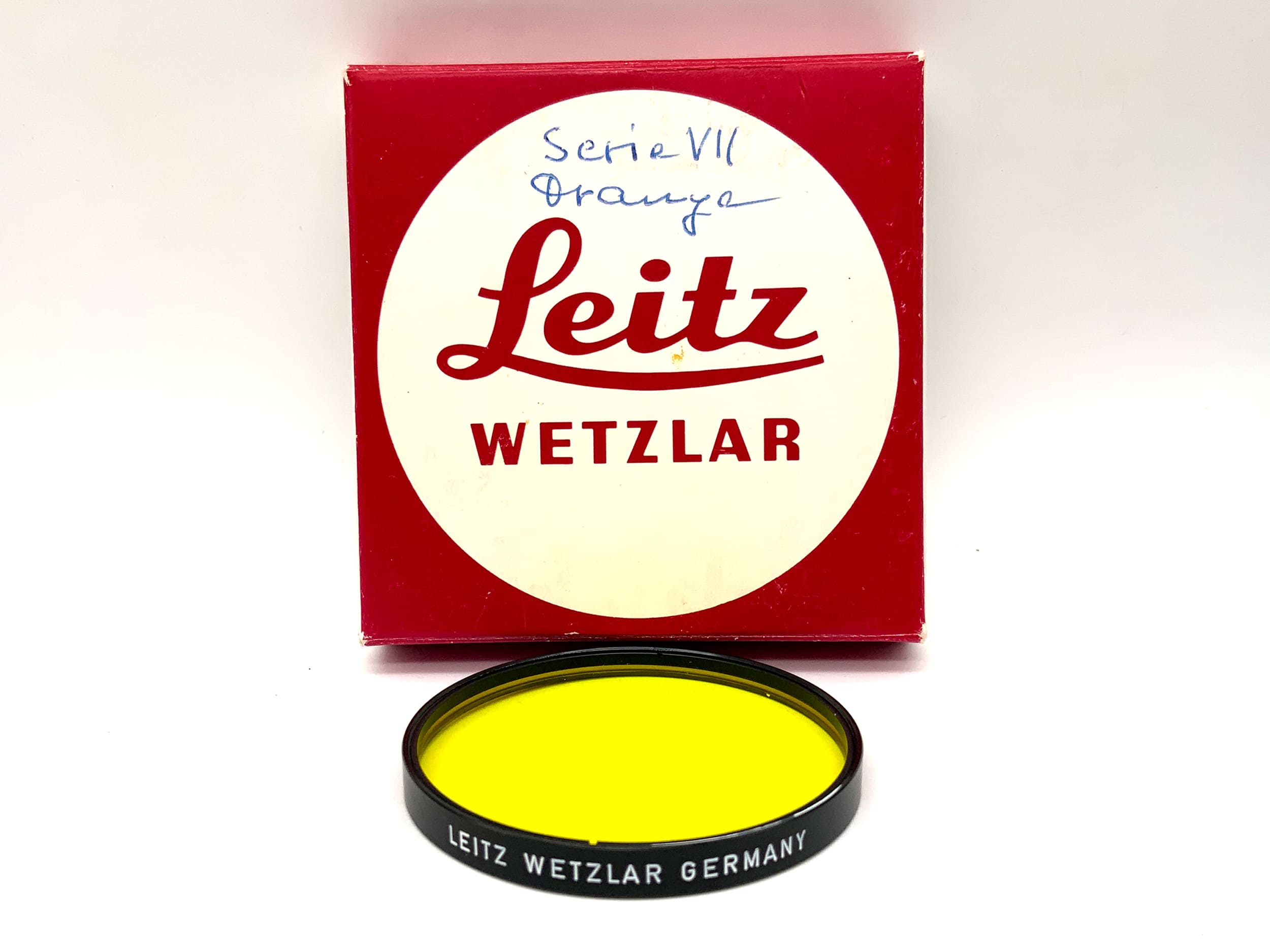 Leica Leitz Farbfilter Einlegefilter gelb yellow 1 in OVP Filter Serie 7