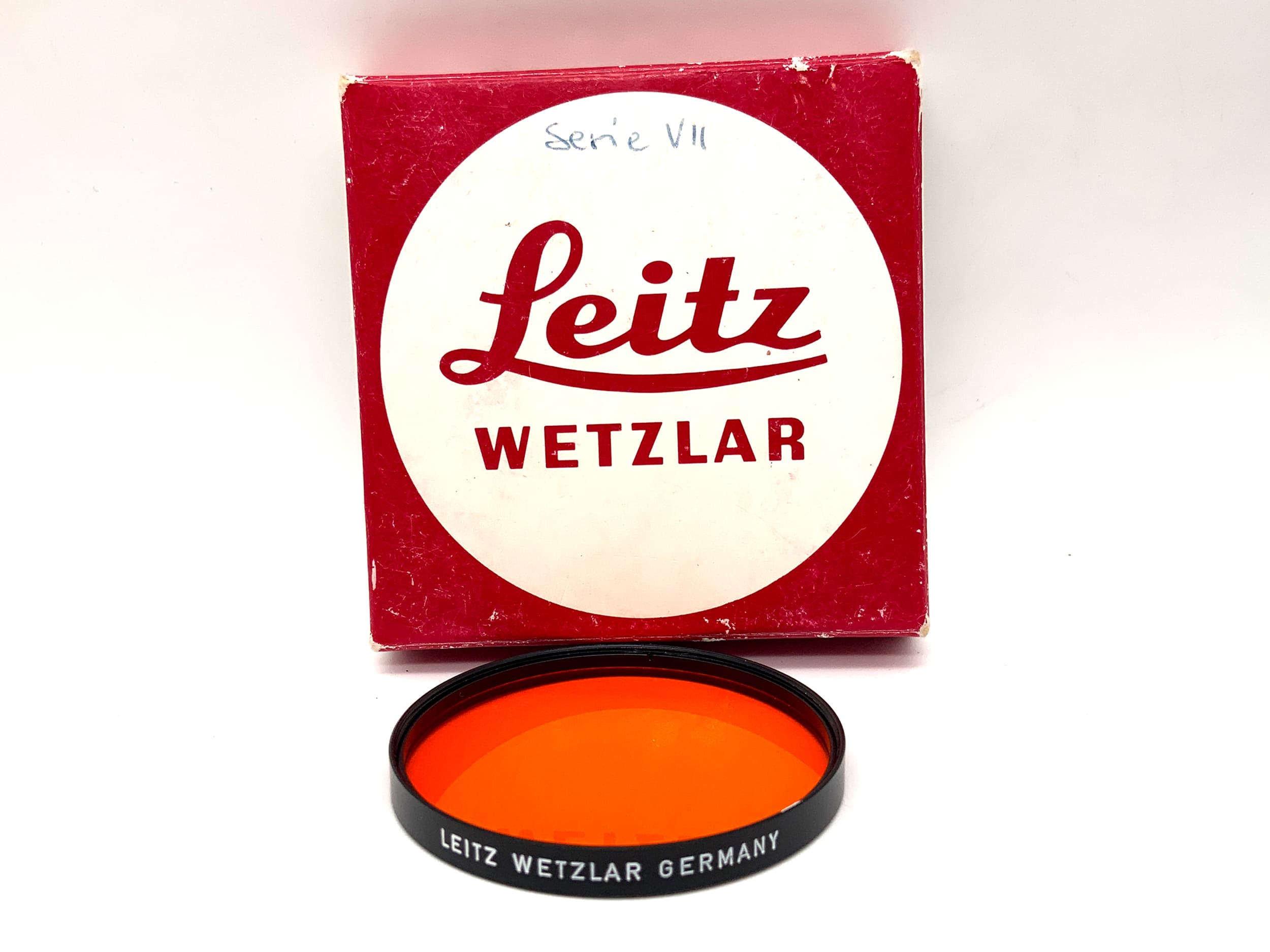 Leica Leitz Farbfilter Einlegefilter orange in OVP Filter Serie 7 Filtergewinde
