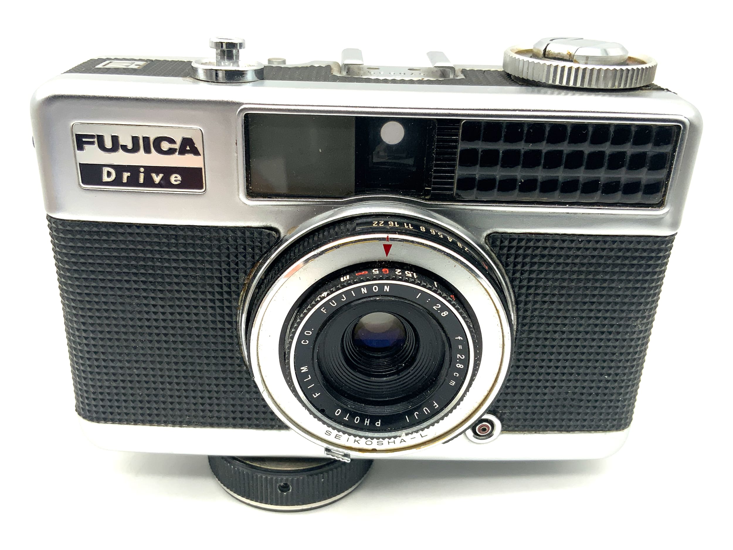 Fujica Drive Sucherkamera mit Fujinon 28mm 1:2.8 Seikosha-L Halbformatkamera