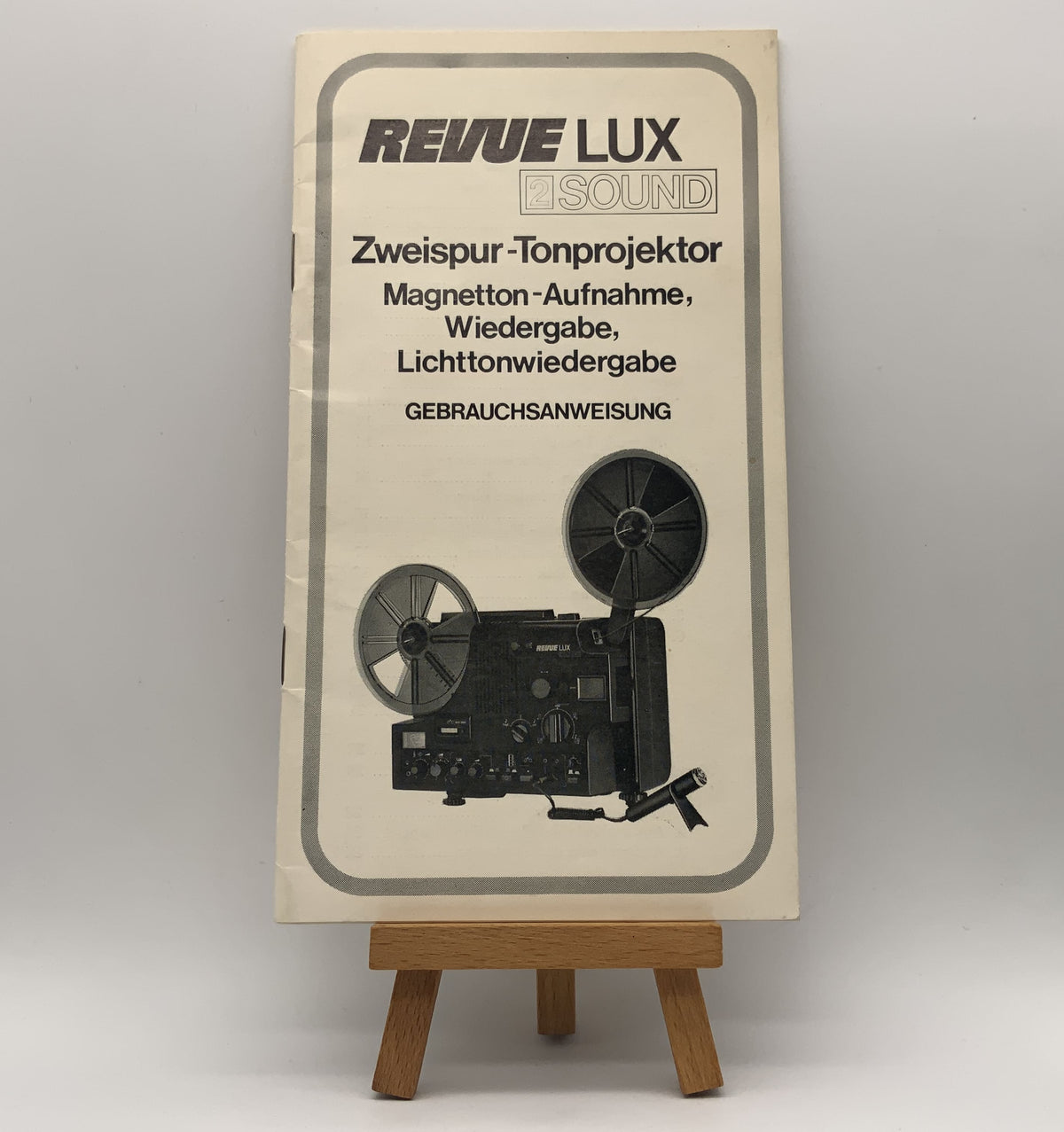 Revue RevueLux 2 Sound Zweispur Tonprojektor Bedienungsanleitung Deutsch