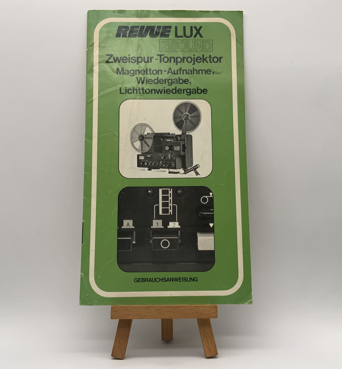 Revue RevueLux 2 Sound Zweispur Tonprojektor Bedienungsanleitung Deutsch