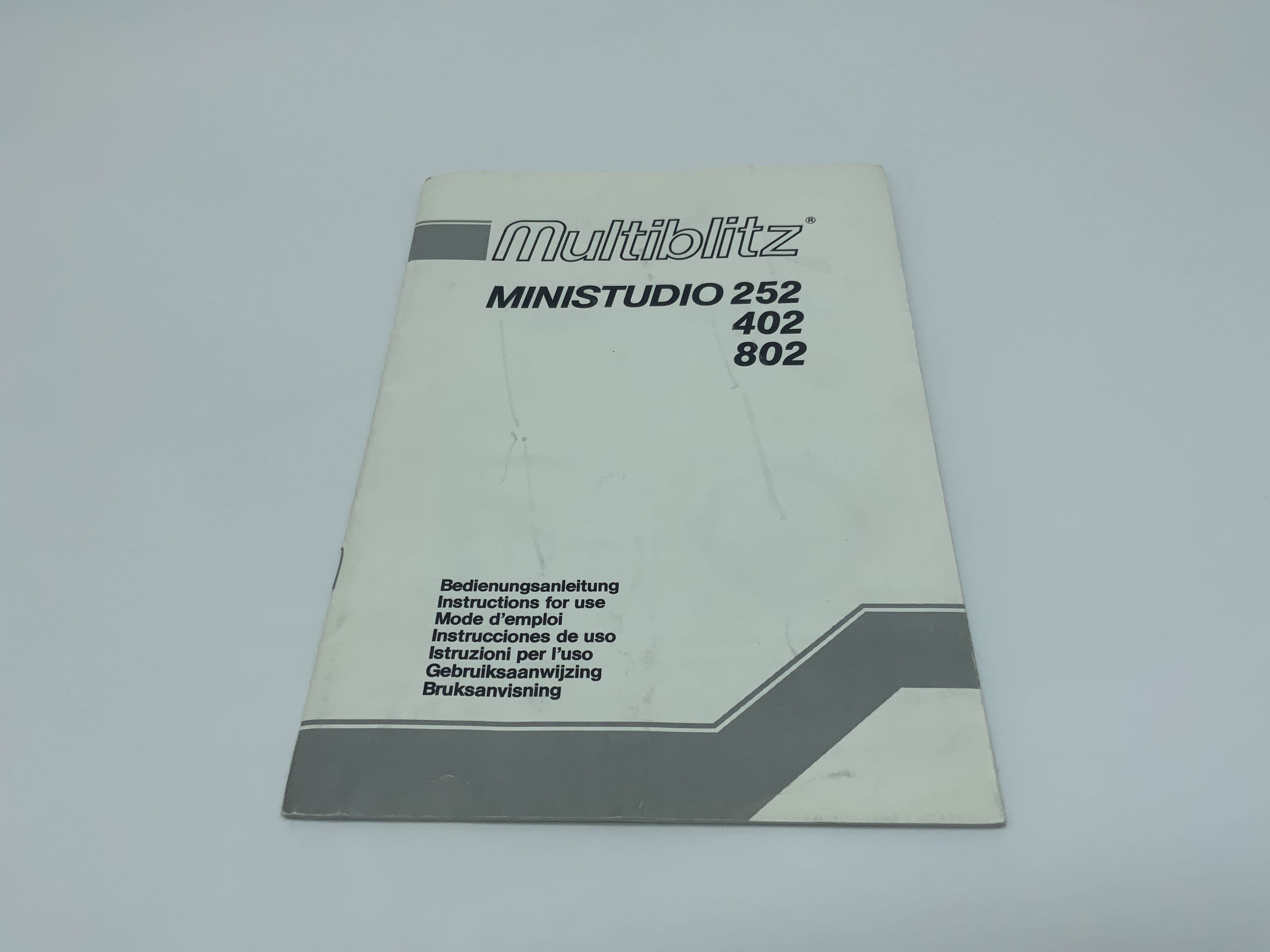 Multiblitz Ministudio 252 / 402 / 802 Bedienungsanleitung Deutsch