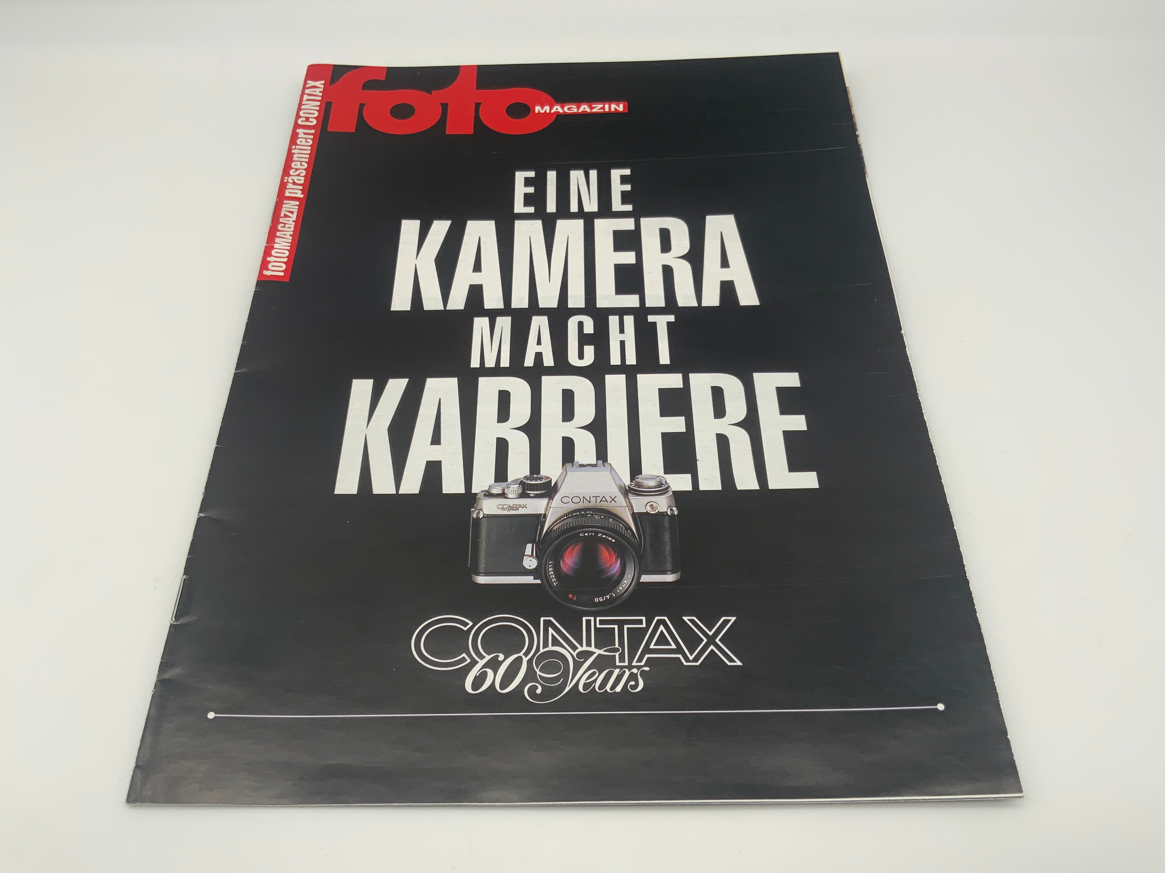 Contax 60 Years Eine Kamera macht Karriere Broschüre Magazin Prospekt Deutsch