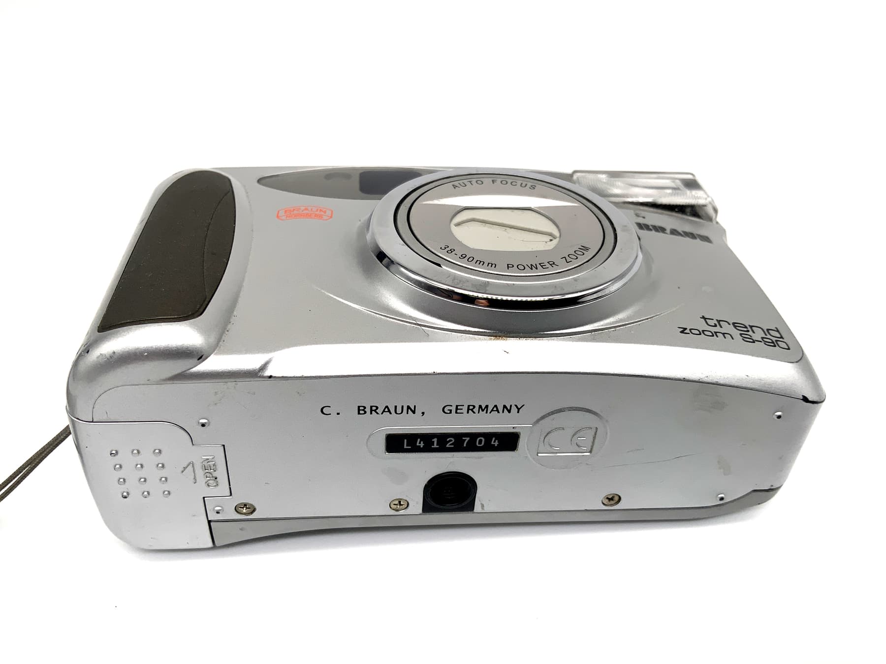 Braun Trend Zoom S-90 Point&Shoot mit 38-90mm Power Zoom Analogkamera