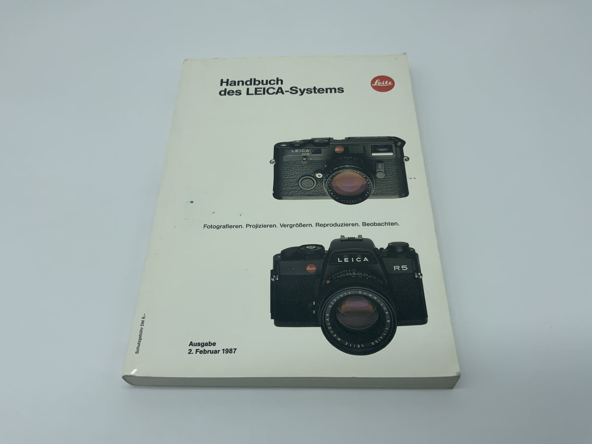 Leitz Handbuch des Leica Systems Februar 1987 Bedienungsanleitung Deutsch