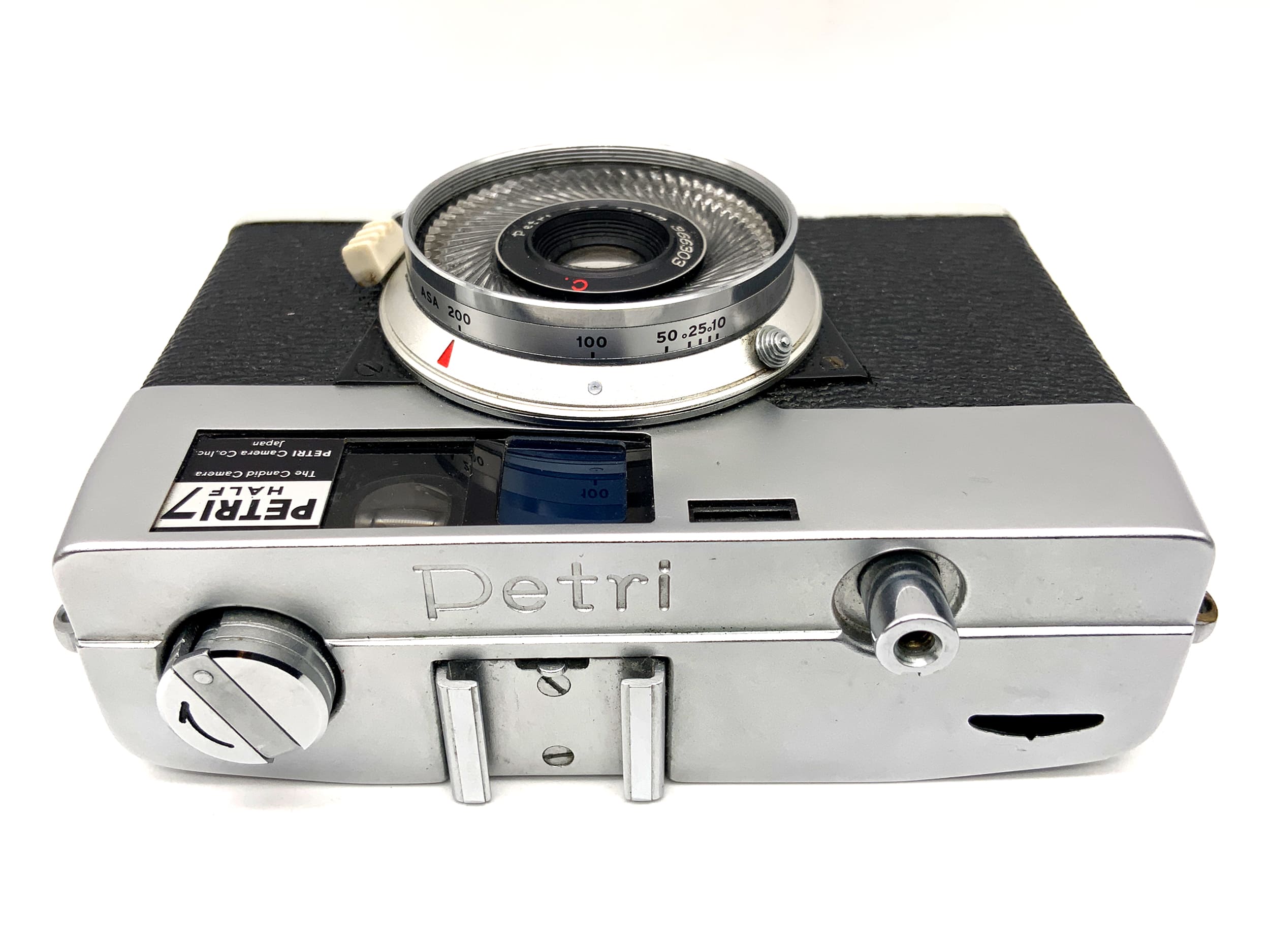 Petri Half 7 Sucherkamera mit C. Petri 2.8/28mm Halbformatkamera Analogkamera