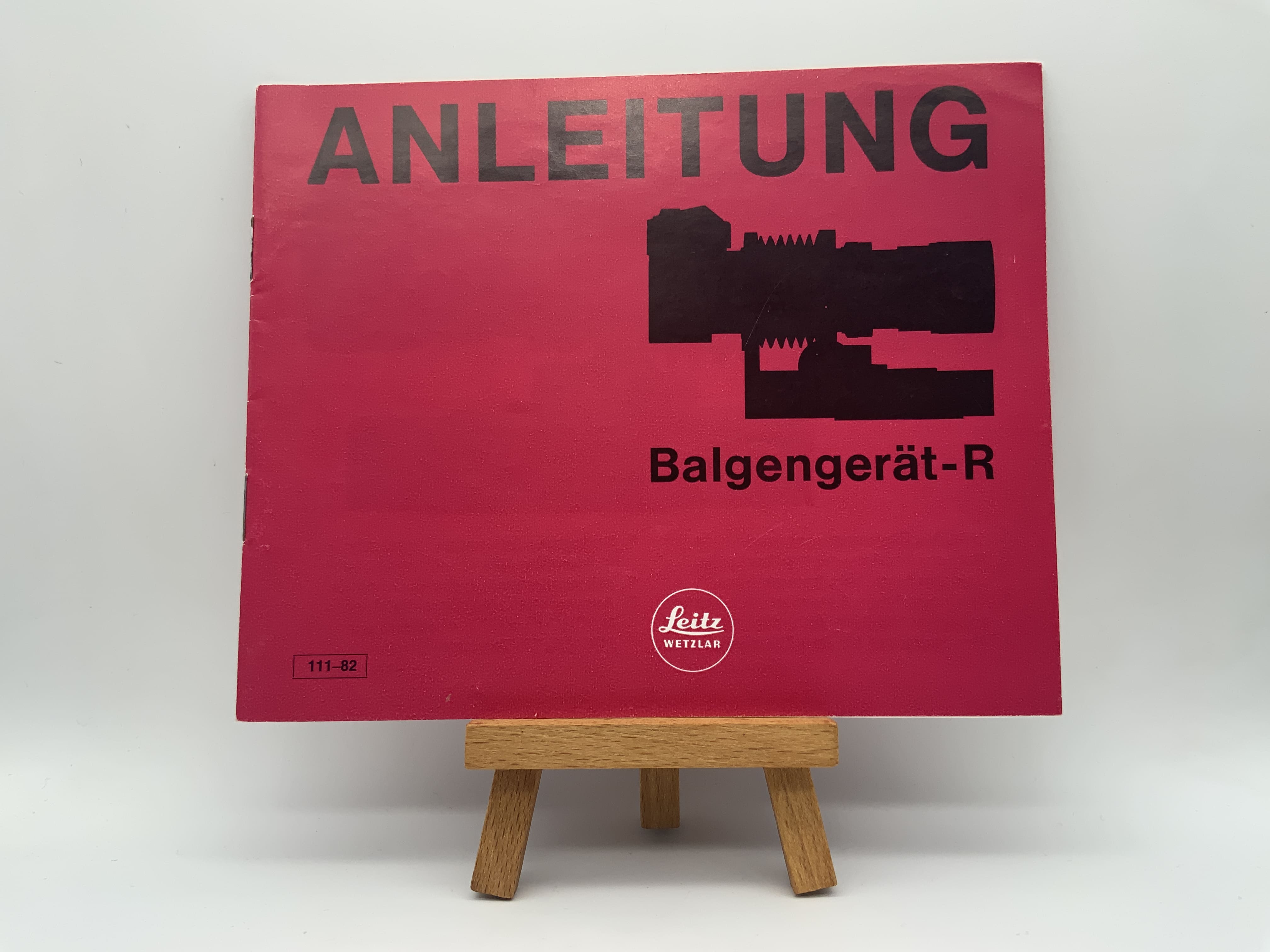 Leitz Balgengerät-R Leica (111-82) Bedienungsanleitung Deutsch
