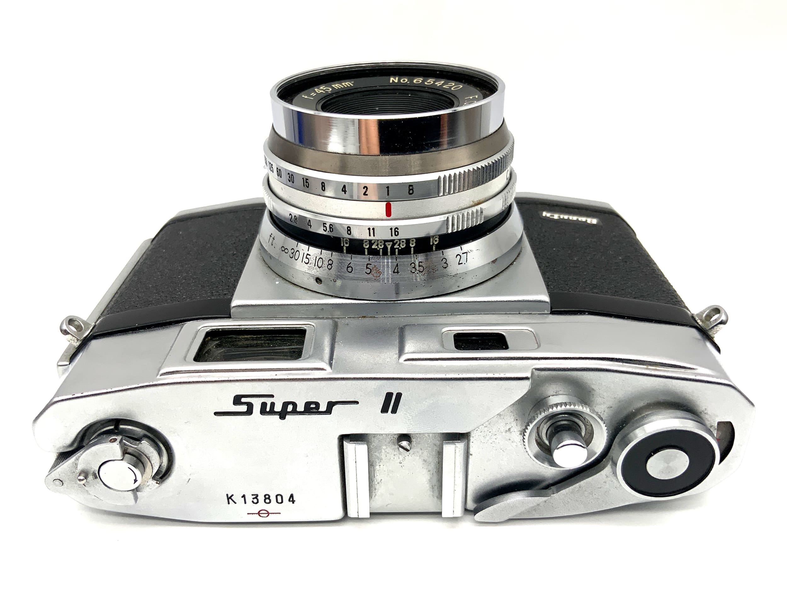 Beauty Super II Messsucherkamera mit F.C. Canter 45mm 1:2.8 Analogkamera