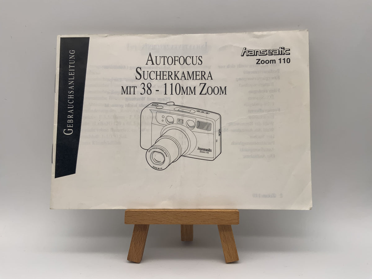 hanseatic Zoom 110 Bedienungsanleitung Deutsch
