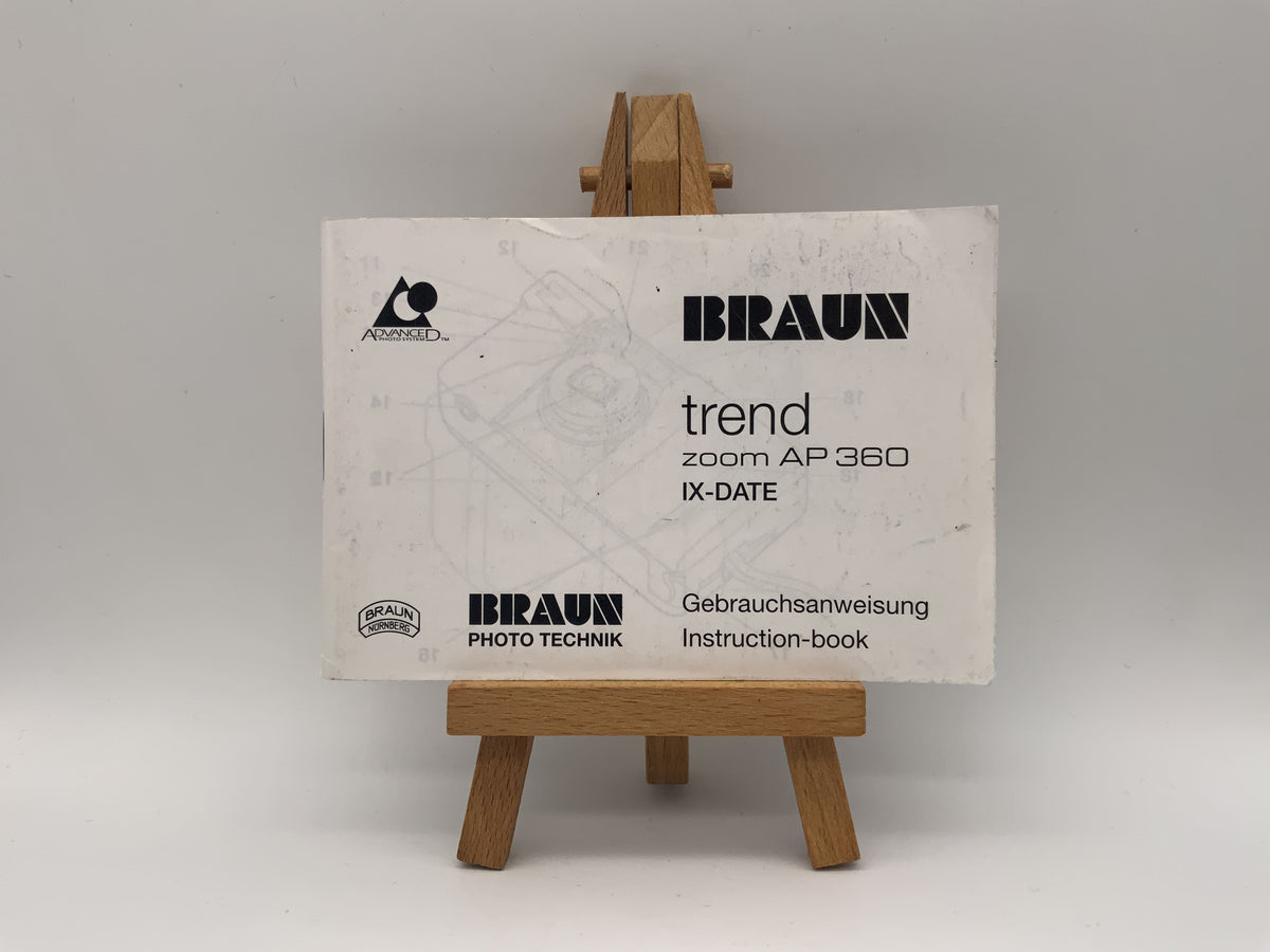 Braun trend zoom AP 360 IX-Date Bedienungsanleitung Deutsch