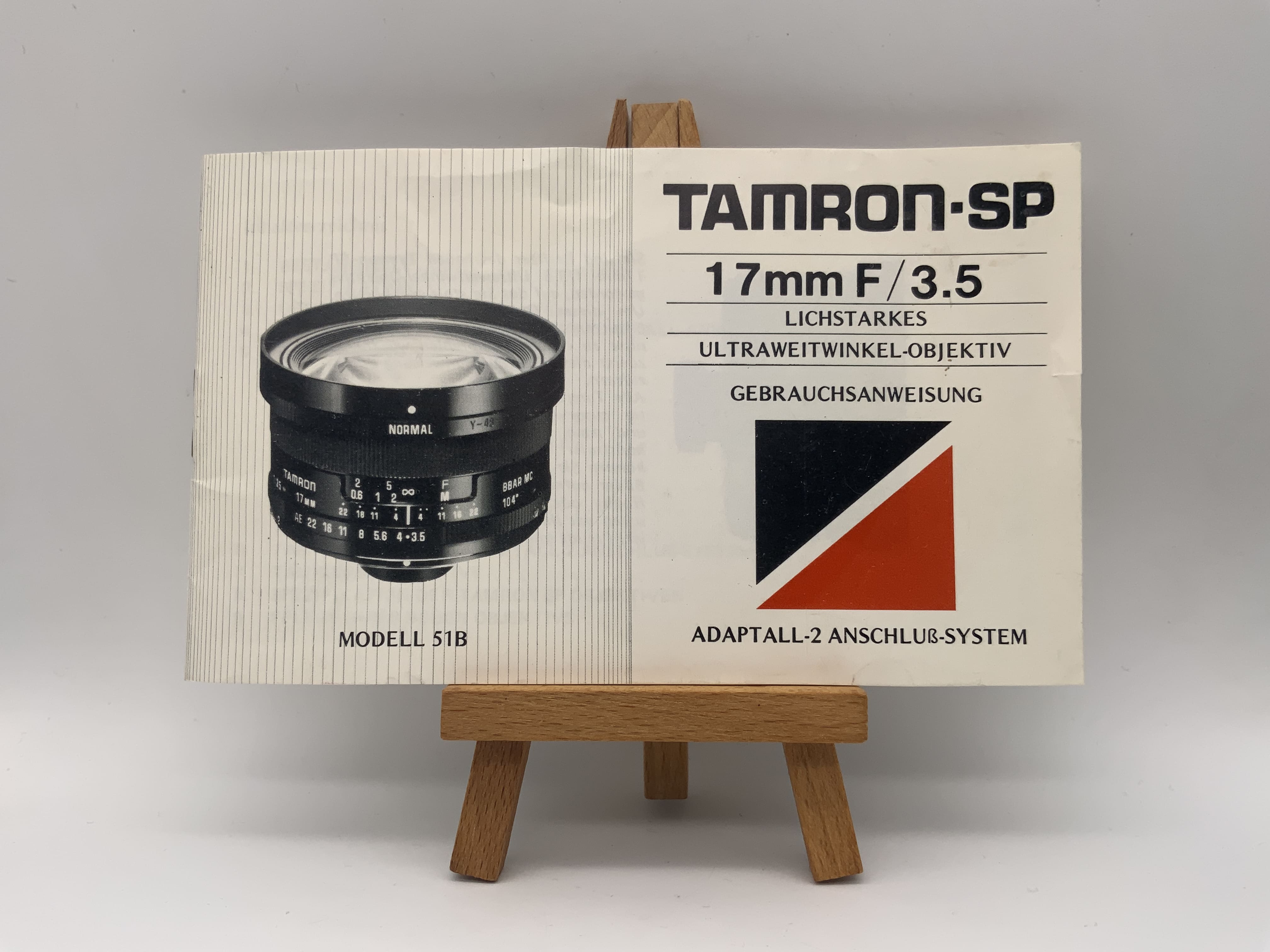 Tamron 17mm F/3.5 Lichtstarkes Ultraweitwinkel Objektiv Modell 51B Deutsch