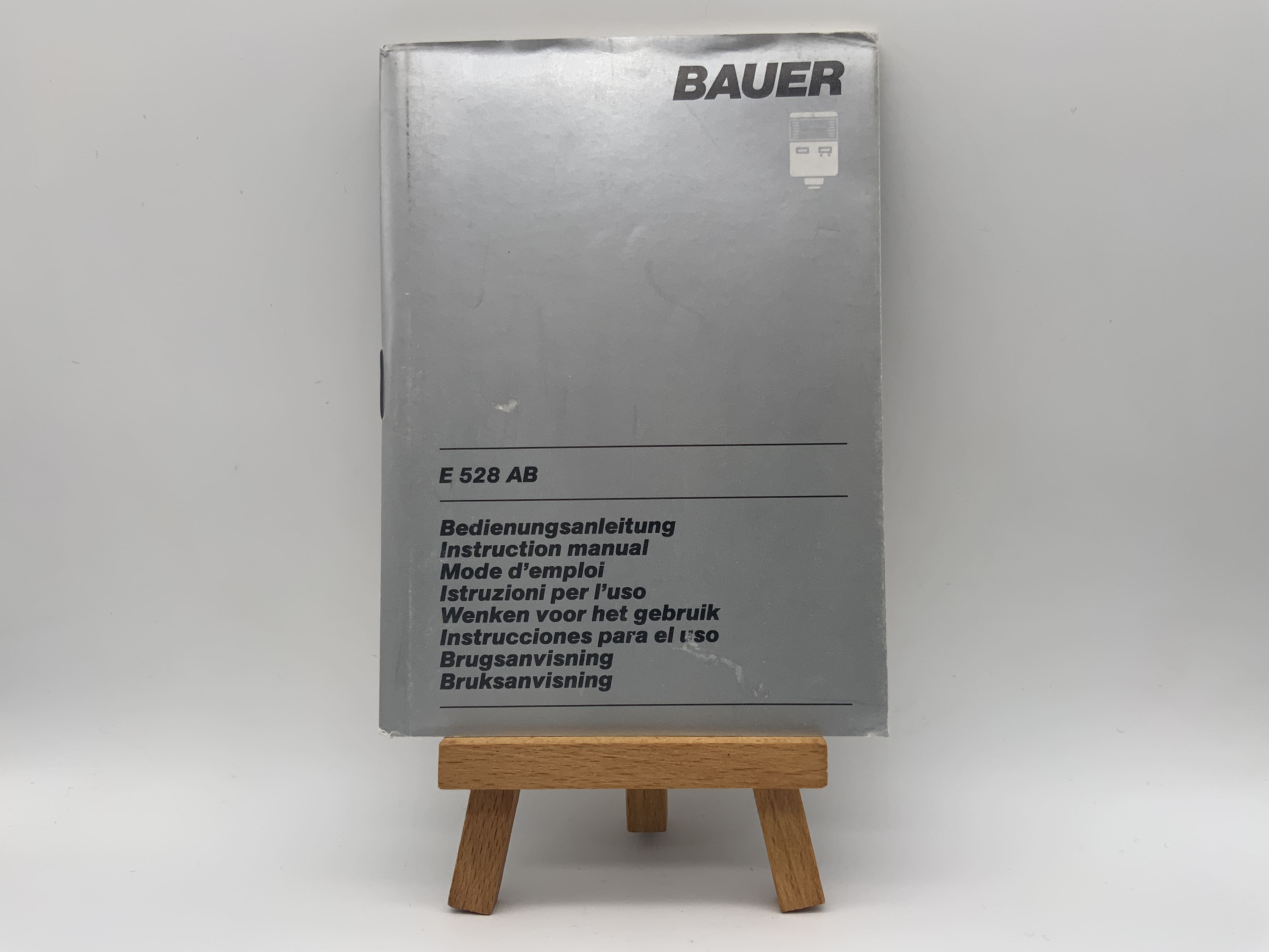 Bauer E 528 AB Bedienungsanleitung Deutsch