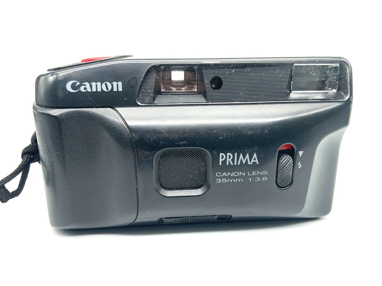 Canon Prima Junior Point&Shoot mit Canon Lens 35mm 1:3.8 Analogkamera
